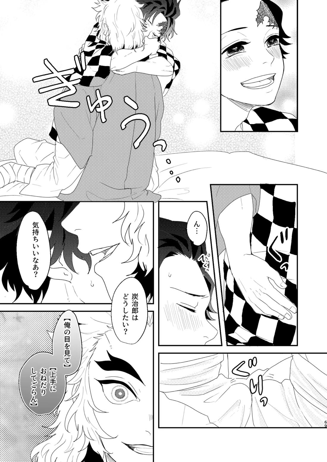 すべて委ねて 差し出して【鬼滅の刃/煉炭】 page 68