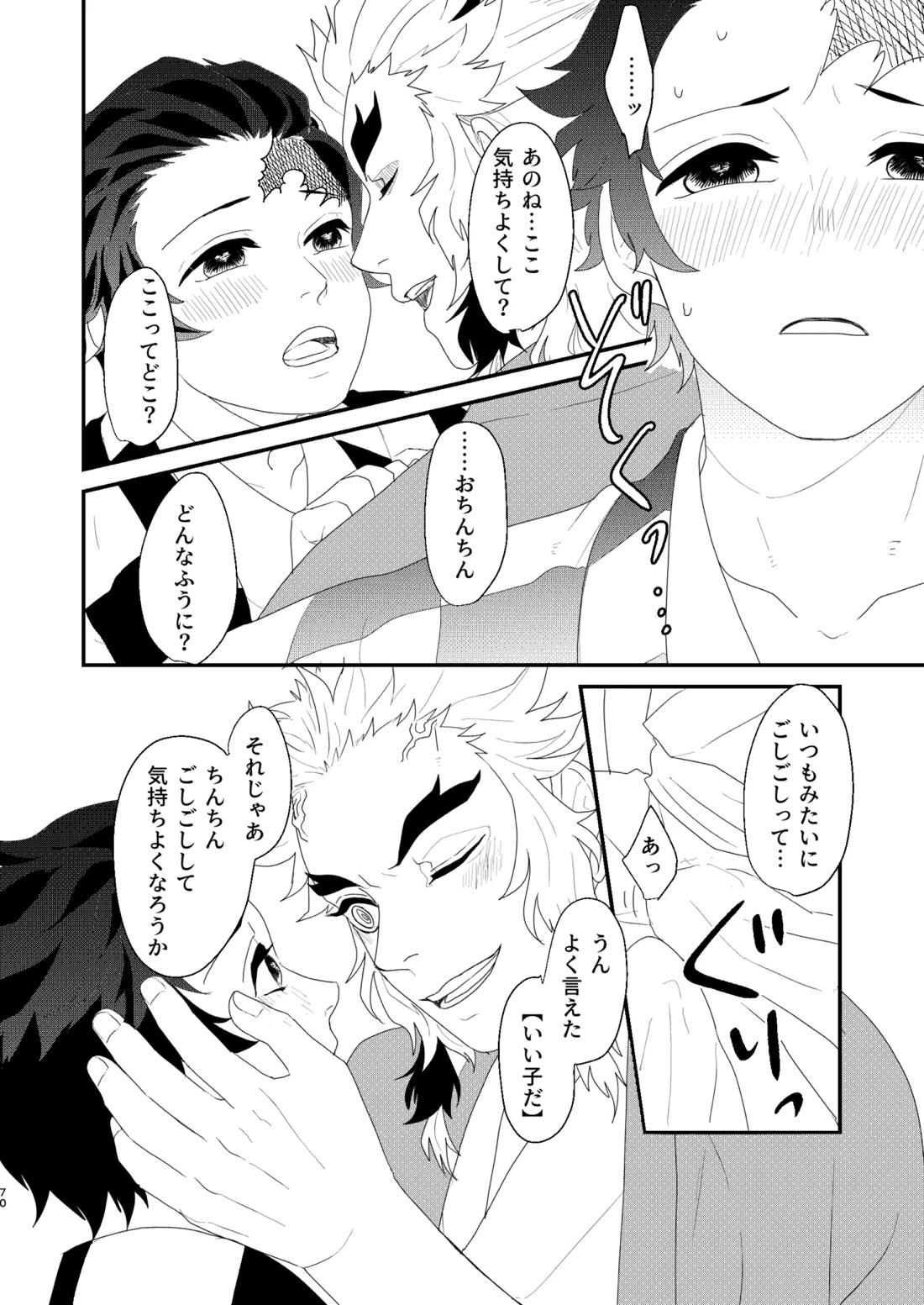 すべて委ねて 差し出して【鬼滅の刃/煉炭】 page 69