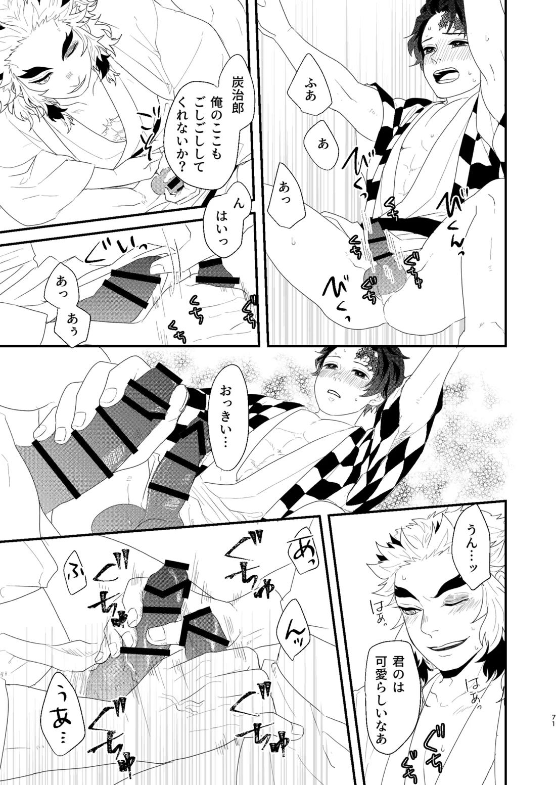 すべて委ねて 差し出して【鬼滅の刃/煉炭】 page 70