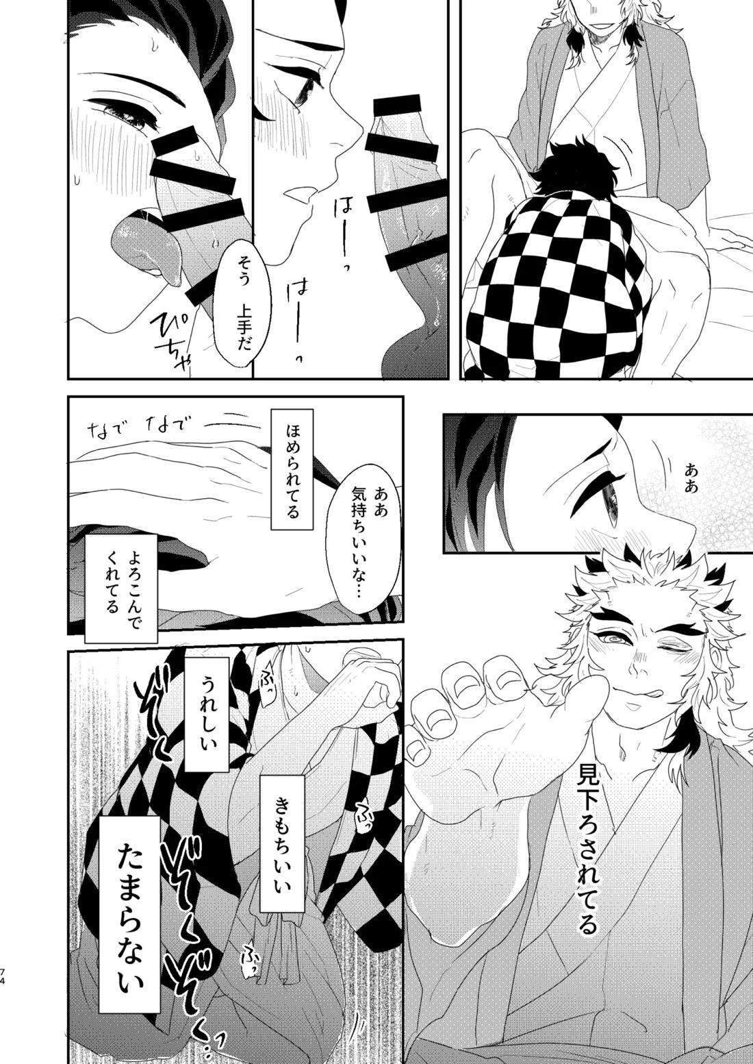 すべて委ねて 差し出して【鬼滅の刃/煉炭】 page 73