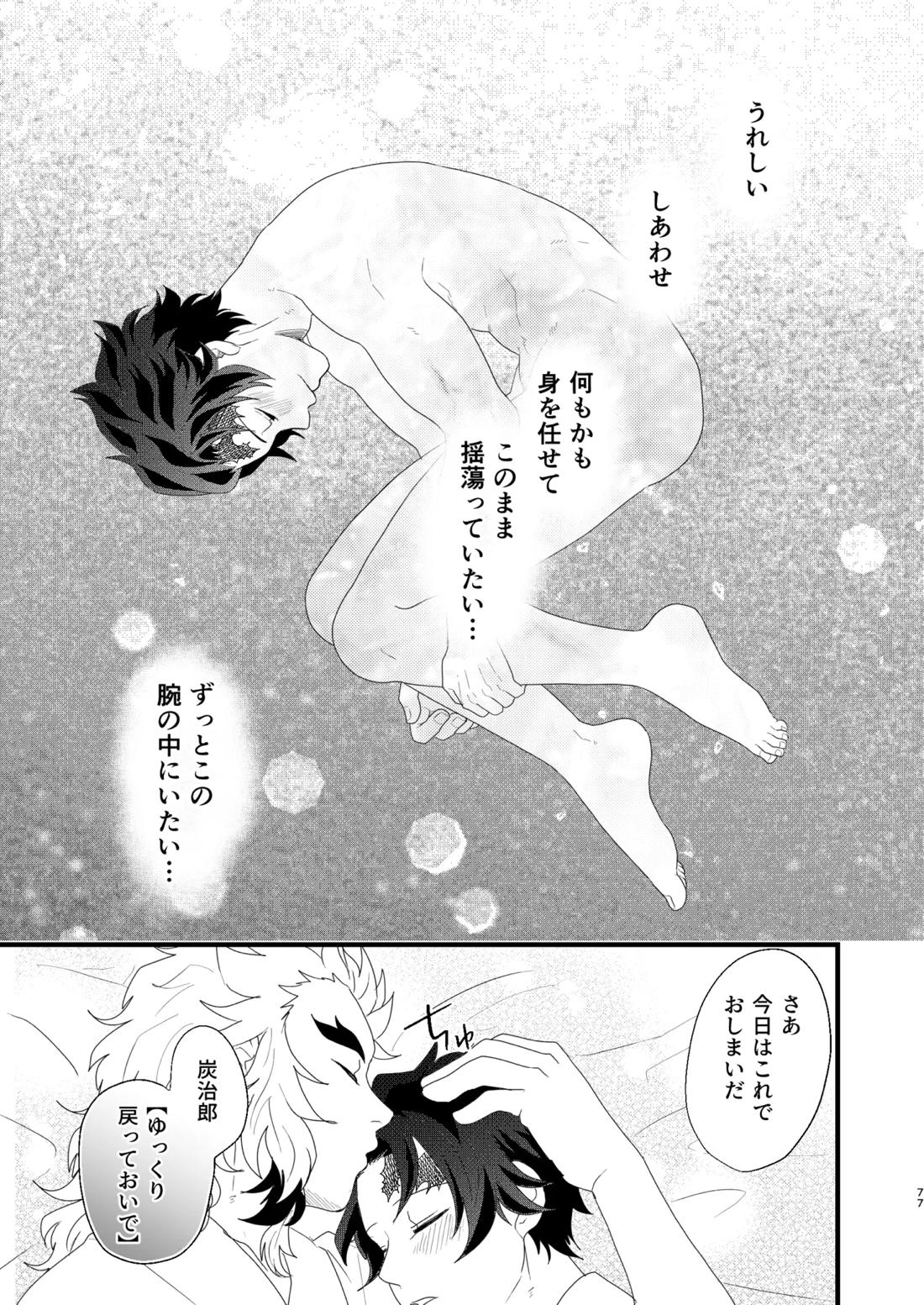 すべて委ねて 差し出して【鬼滅の刃/煉炭】 page 76