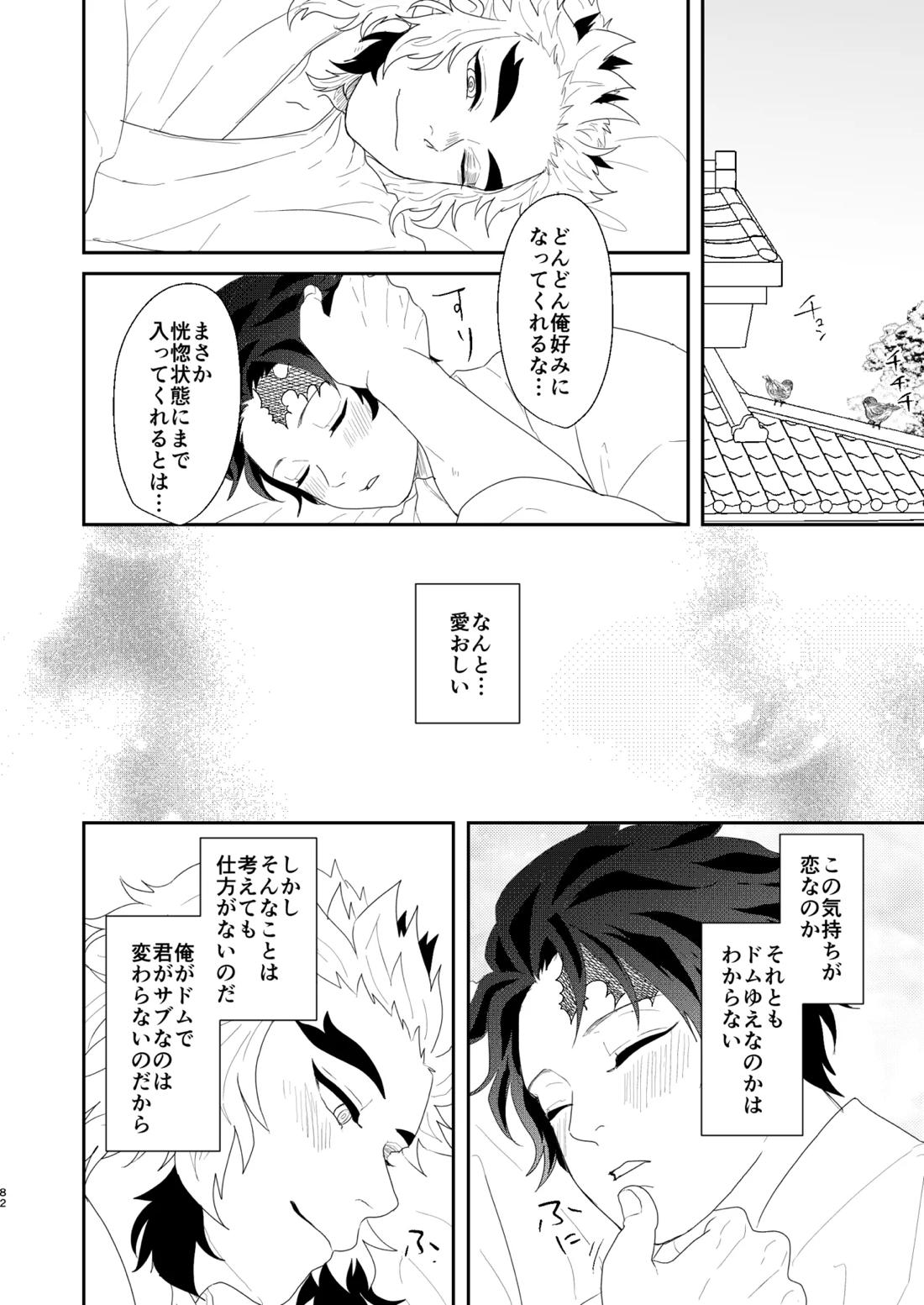 すべて委ねて 差し出して【鬼滅の刃/煉炭】 page 81