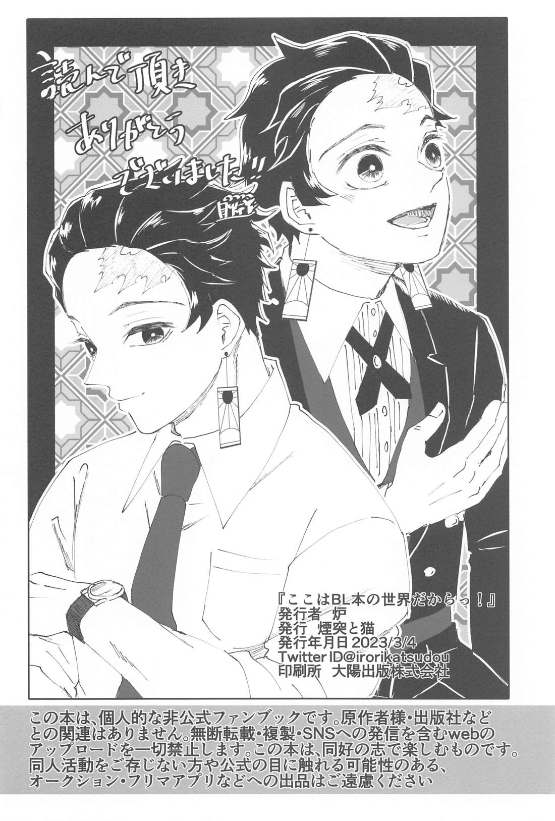 ここはBL本の世界だからっ！【鬼滅の刃/炭煉】 page 27