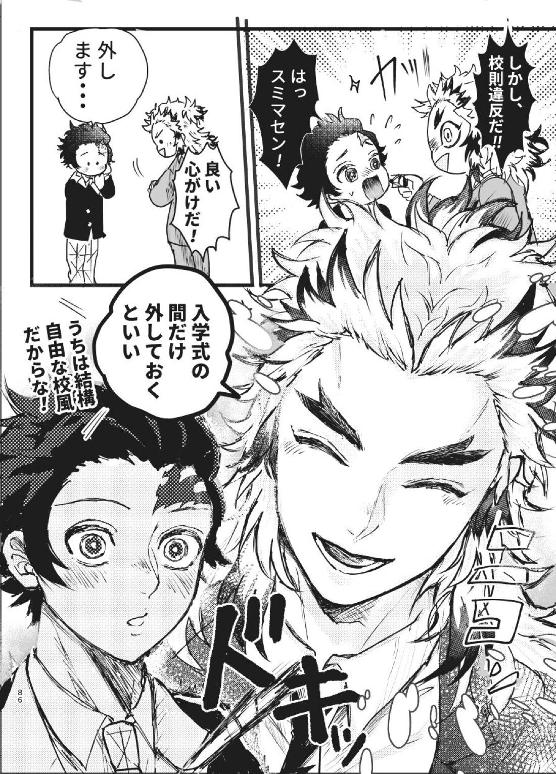 時を駆ける日柱【鬼滅の刃/炭煉】 page 85