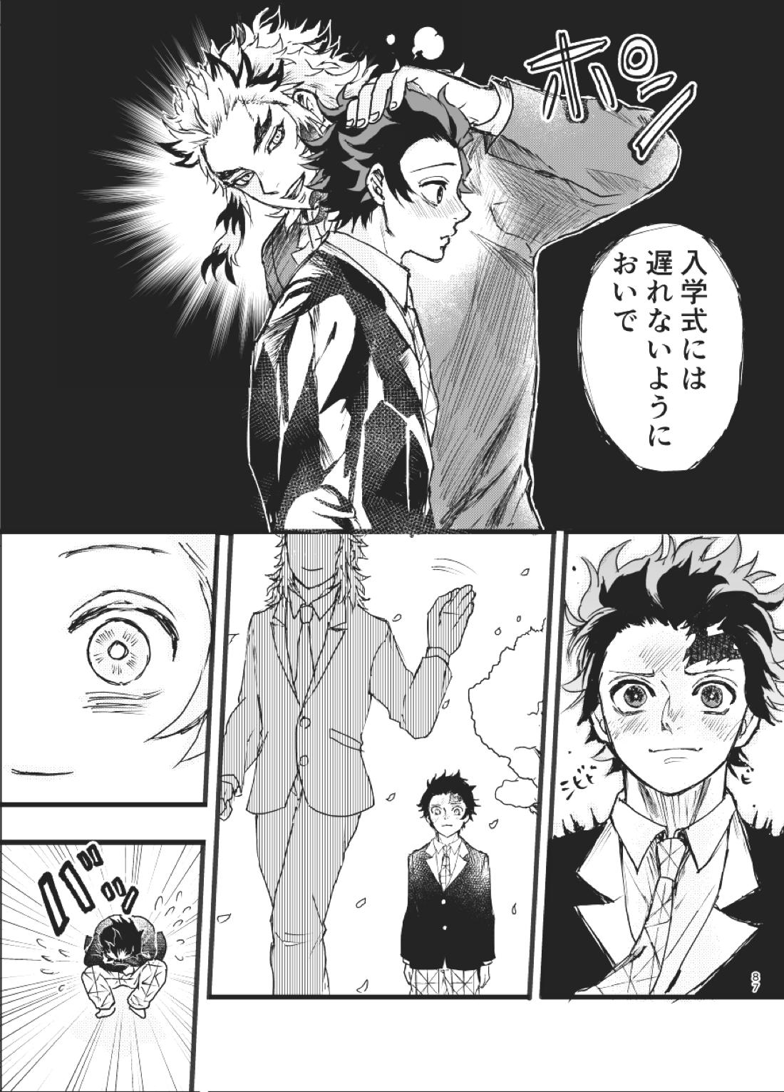 時を駆ける日柱【鬼滅の刃/炭煉】 page 86