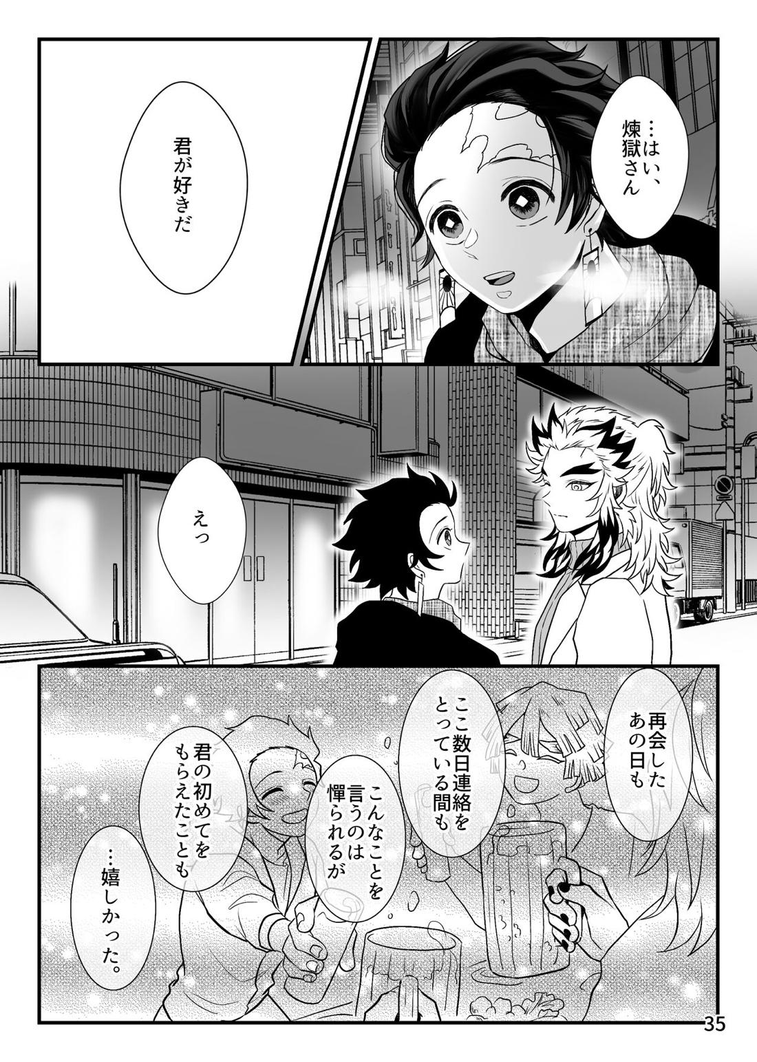 先生、俺もう少年じゃないです【鬼滅の刃/煉炭】 page 35