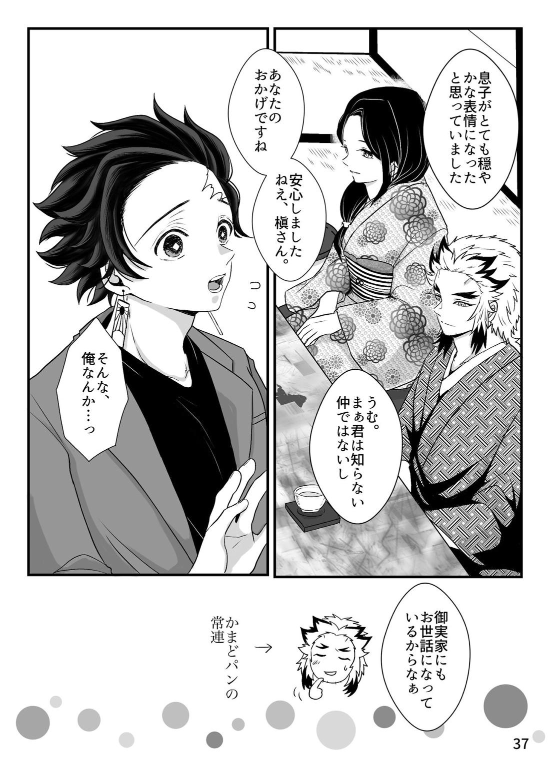 強火がすぎるぞ、少年！【鬼滅の刃/煉炭】 page 38