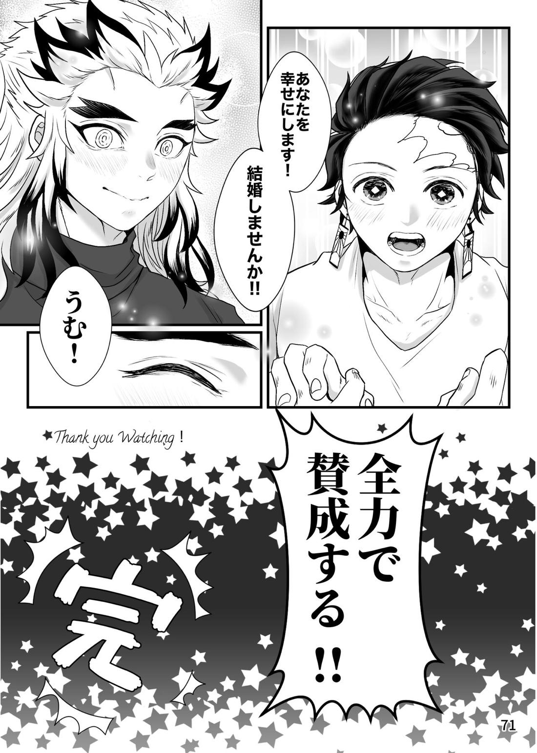 強火がすぎるぞ、少年！【鬼滅の刃/煉炭】 page 71