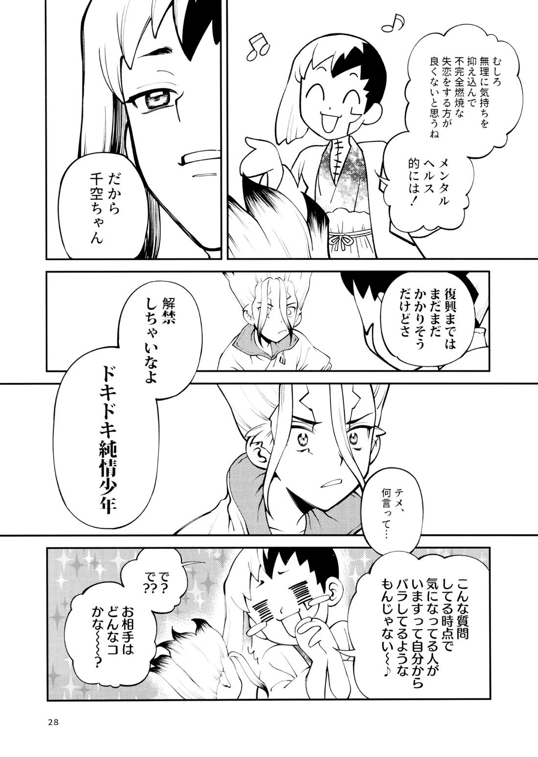 こんなの合理的じゃねえ!【Dr.STONE/ゲン千空】 page 27