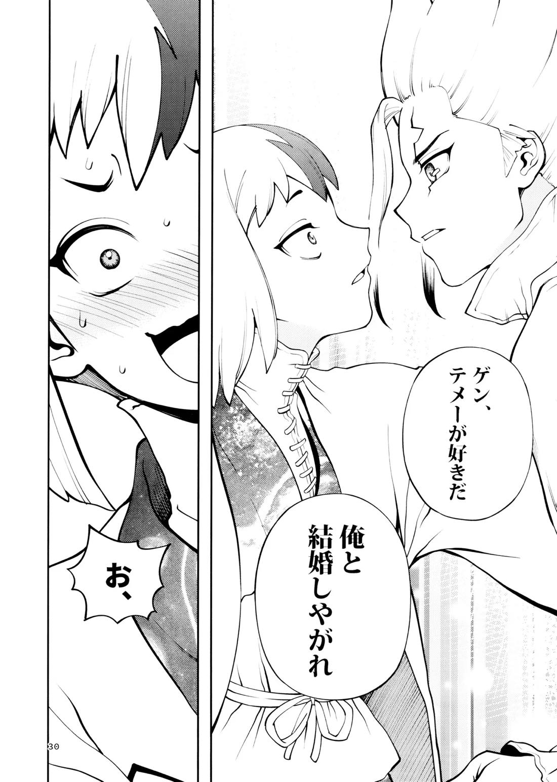 こんなの合理的じゃねえ!【Dr.STONE/ゲン千空】 page 29
