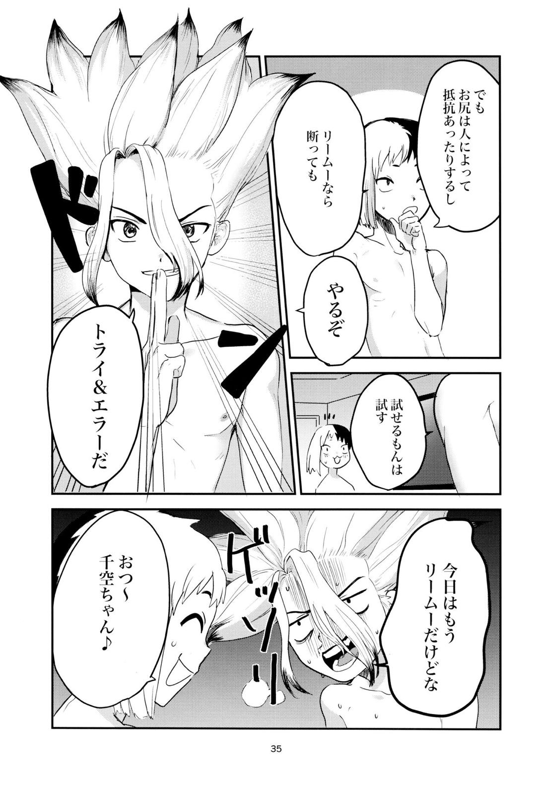 愛と科学はトライ＆エラー【Dr.STONE/ゲン千空】 page 33