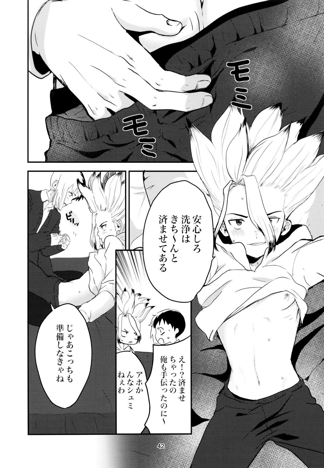 愛と科学はトライ＆エラー【Dr.STONE/ゲン千空】 page 40