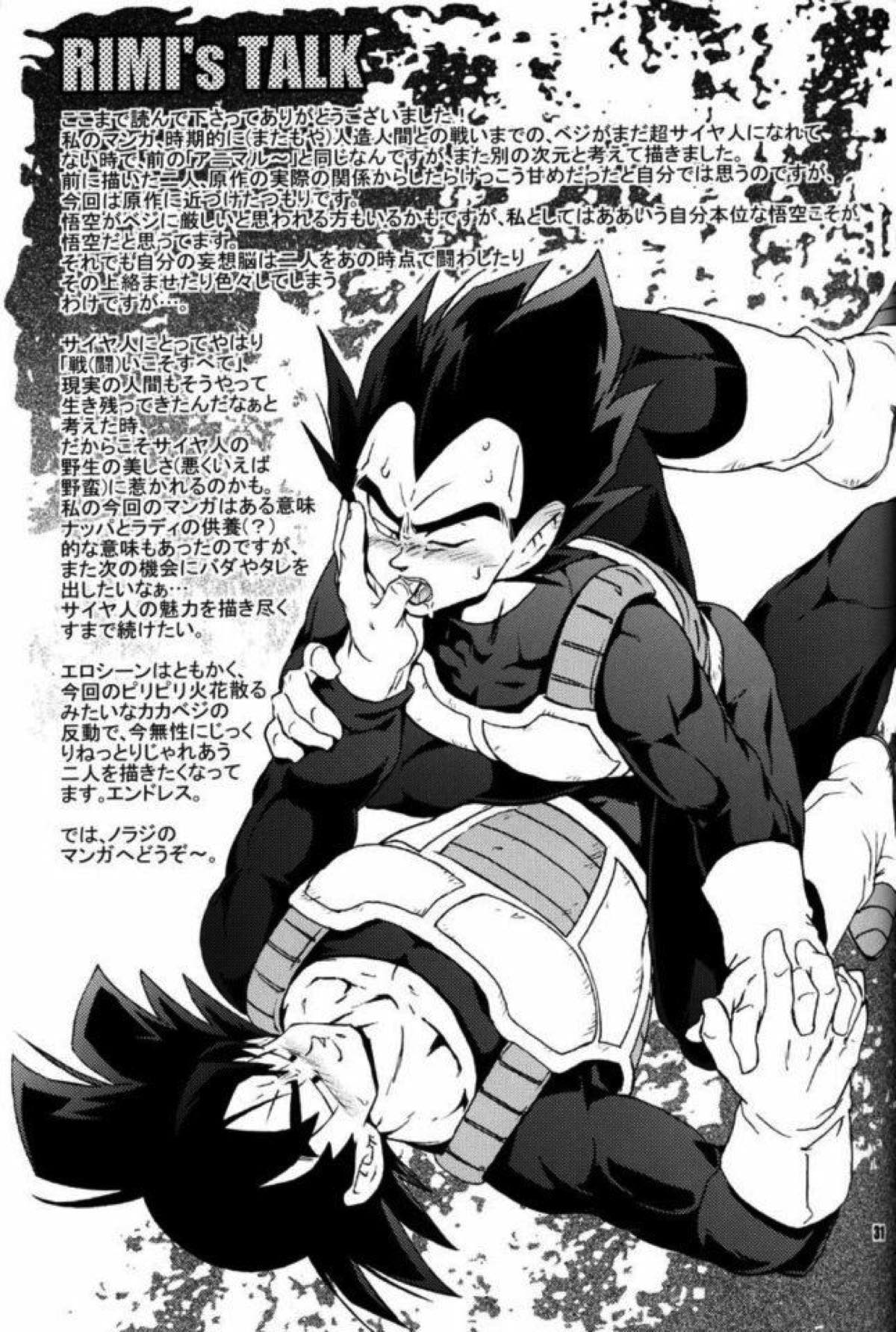 ケモノたちは故郷をめざす【ドラゴンボール/カカベジ】 page 34