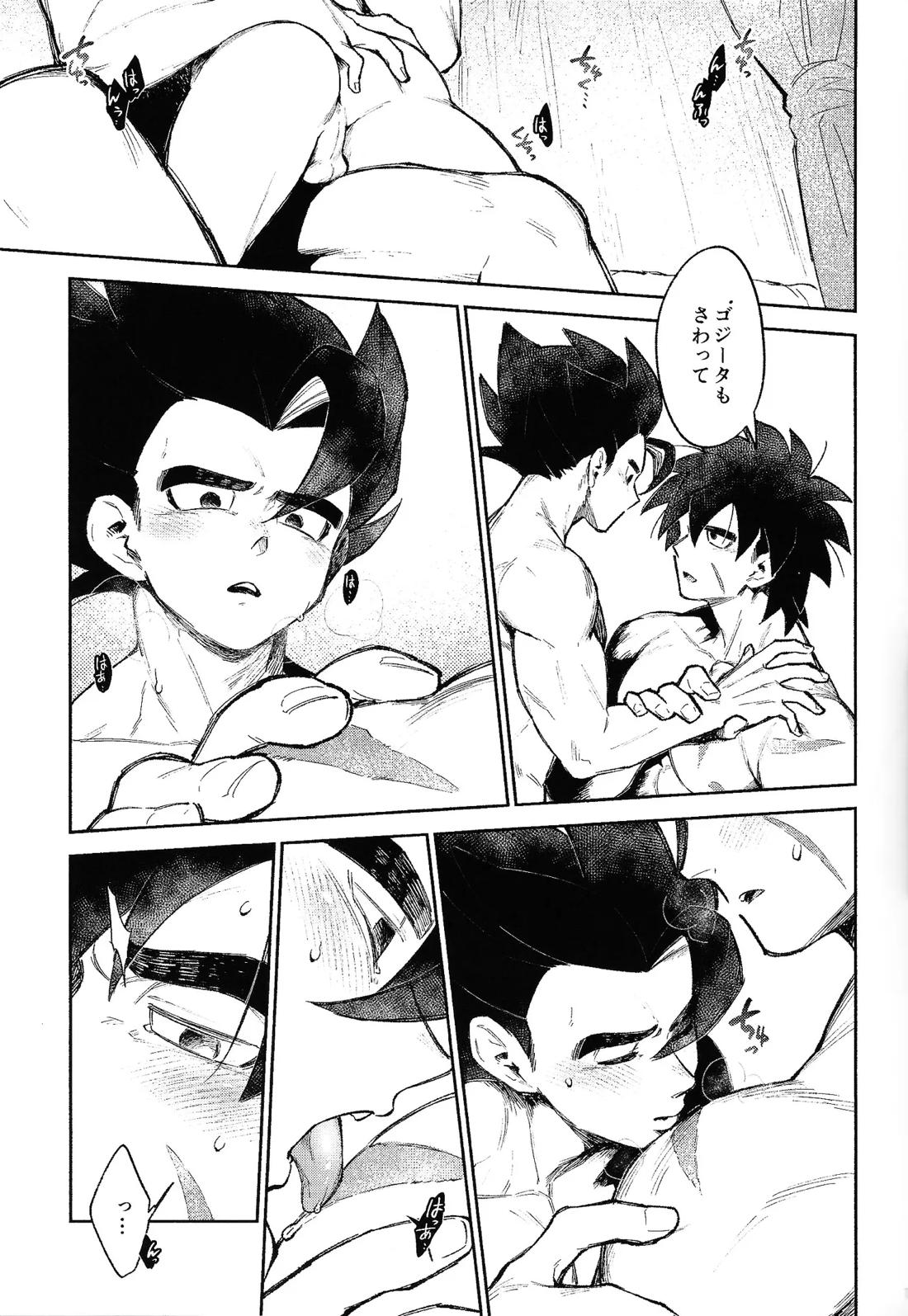 蜜室淫戯【ドラゴンボール/ブロリー×ゴジータ】 page 12