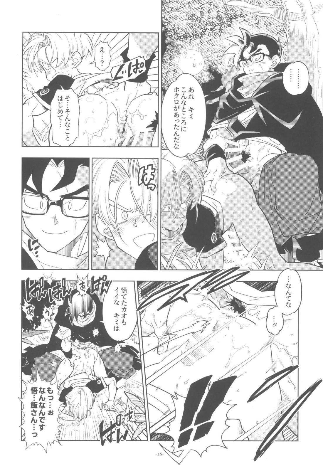 黒衣の未来戦士、眼鏡をかける。【ドラゴンボール/飯トラ】 page 25