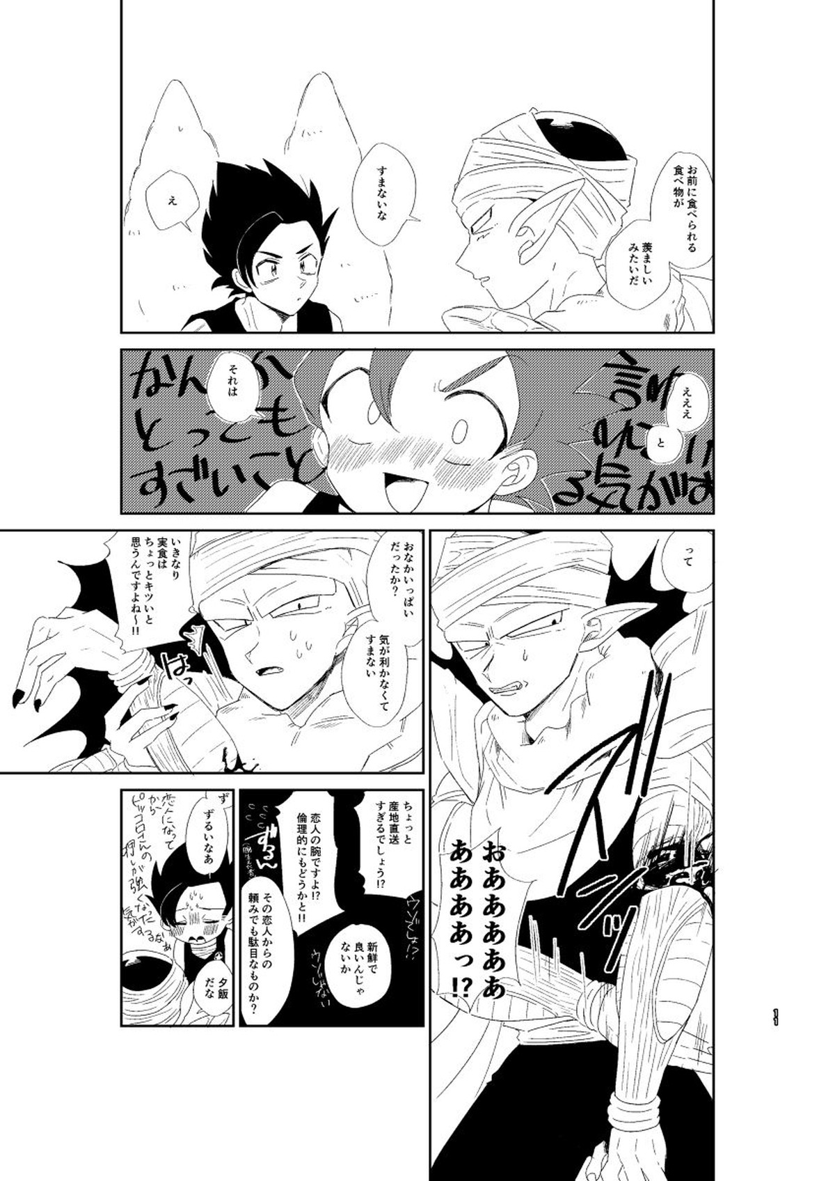 今日のディナーは貴方の腕で【ドラゴンボール/悟飯×ピッコロ】 page 12