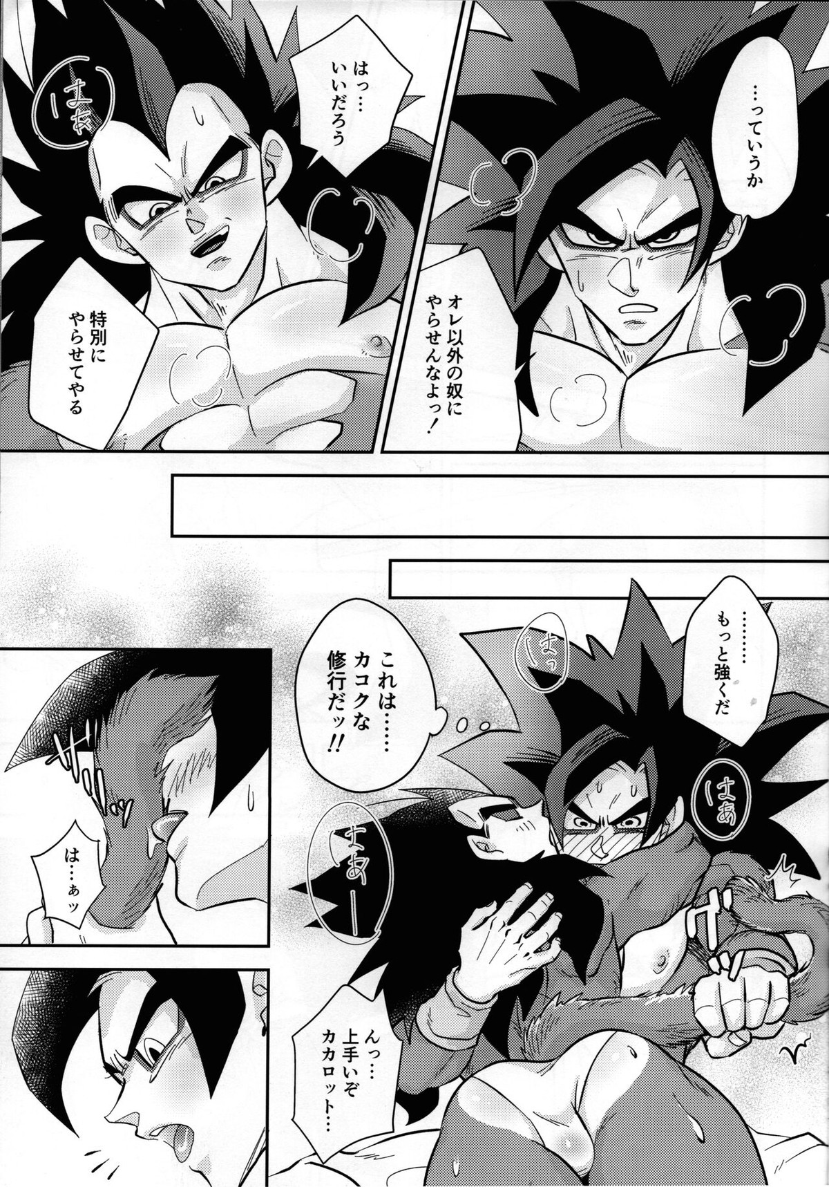 ベジータの尻尾がこんなにビンカンなわけがない!【ドラゴンボール/カカベジ】 page 14