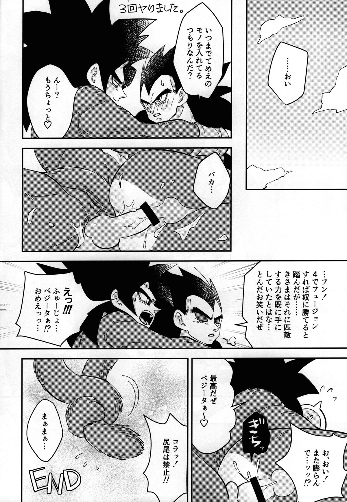 ベジータの尻尾がこんなにビンカンなわけがない!【ドラゴンボール/カカベジ】 page 25