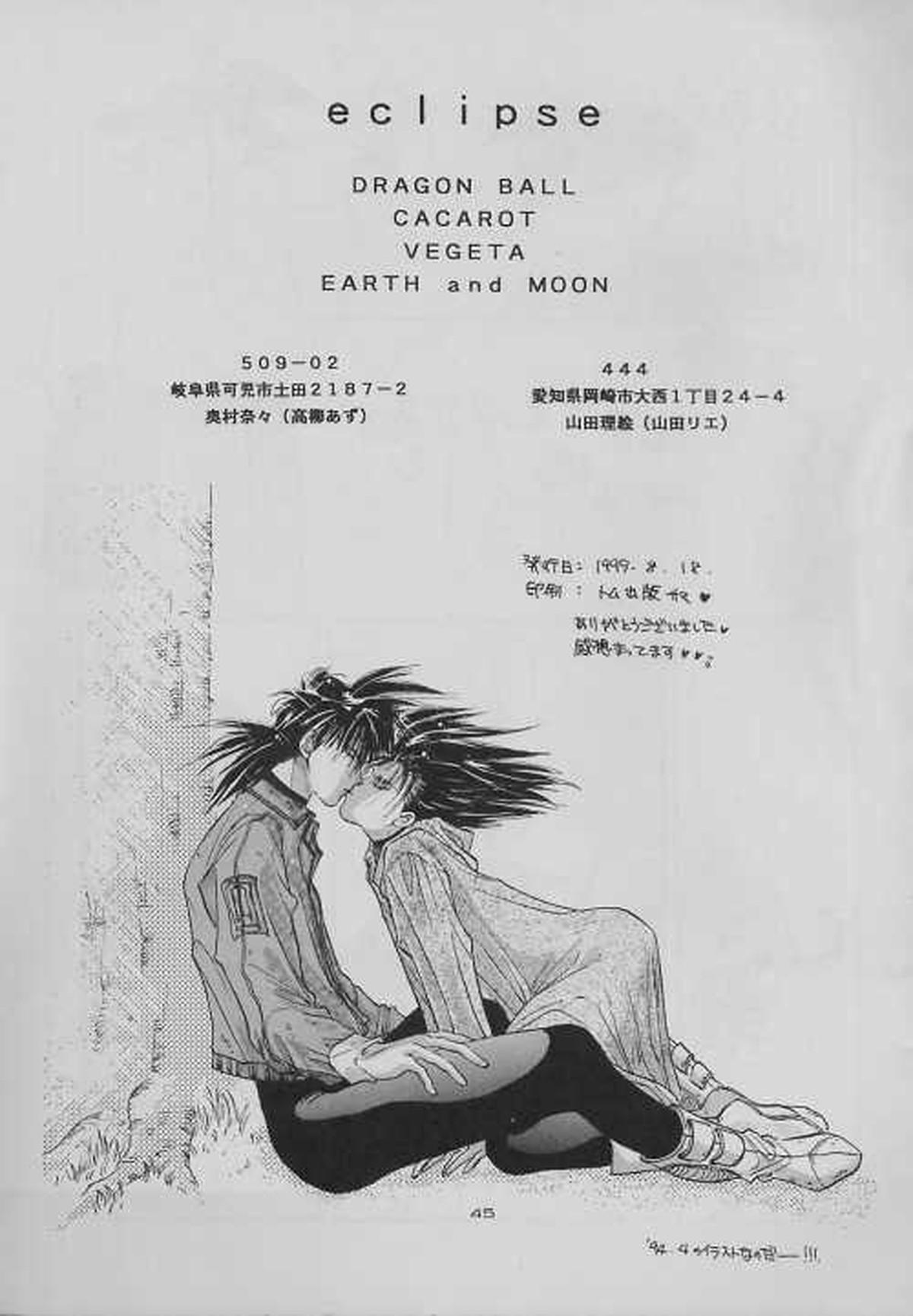 eclipse【ドラゴンボール/カカベジ】 page 45