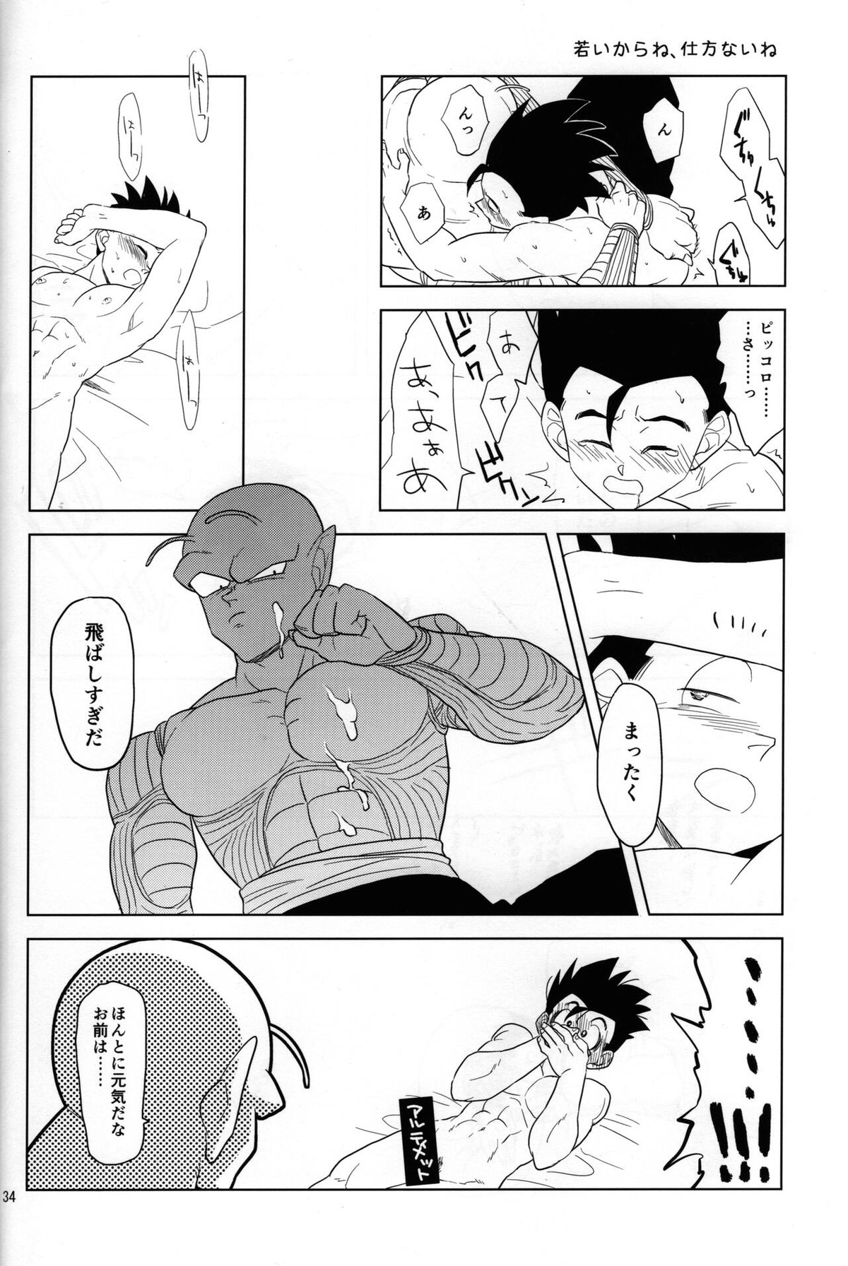 白昼夢【ドラゴンボール/ピッコロ×悟飯】 page 32