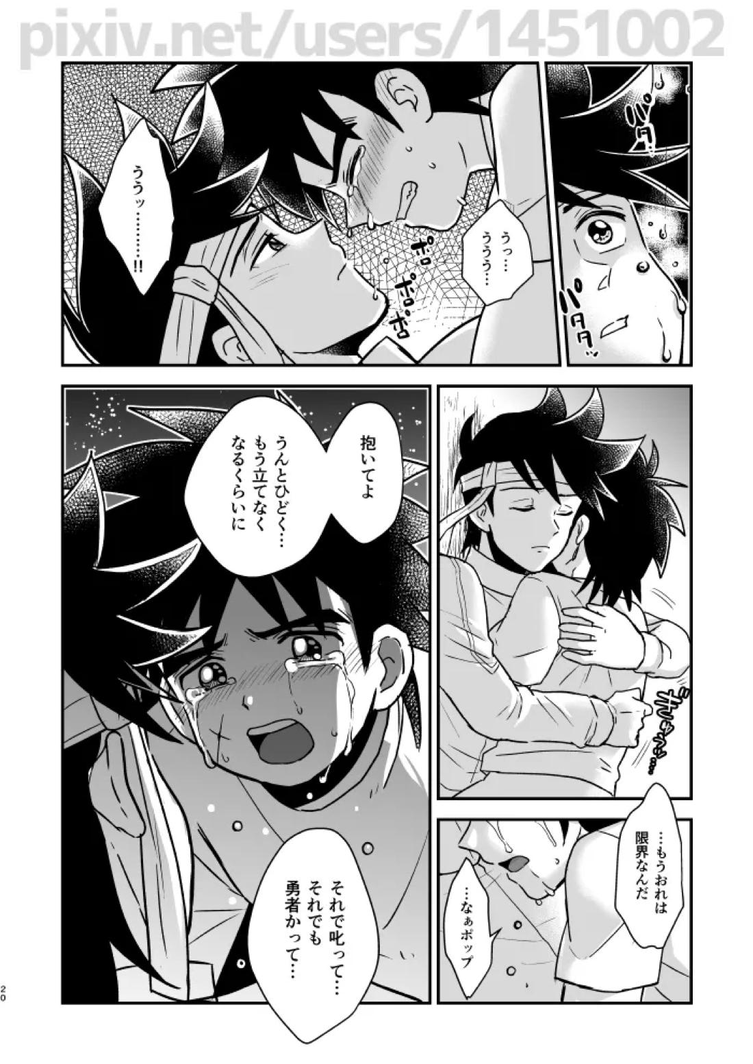月夜の睦言【ダイの大冒険/ダイ×ポップ】 page 17