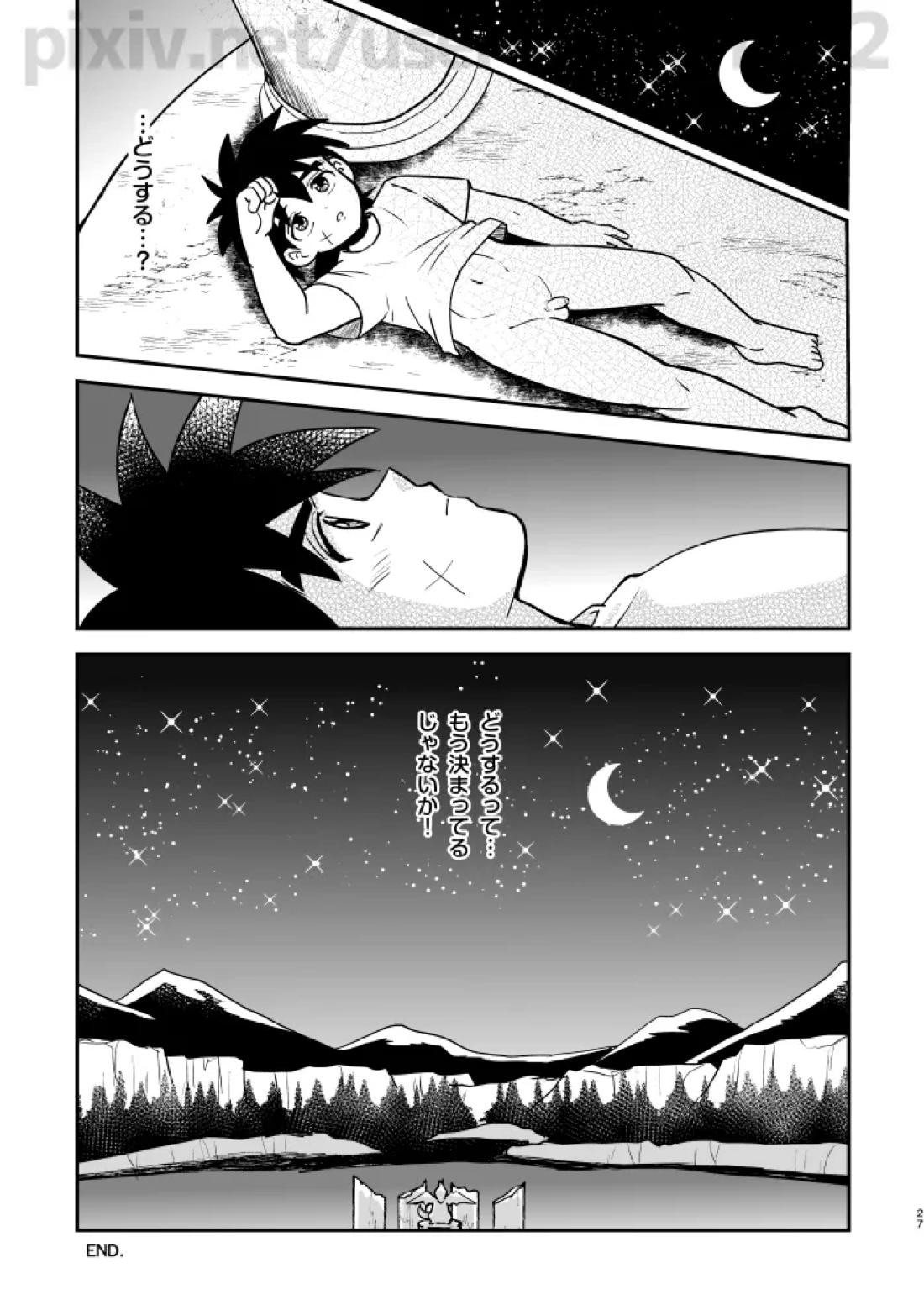 月夜の睦言【ダイの大冒険/ダイ×ポップ】 page 24