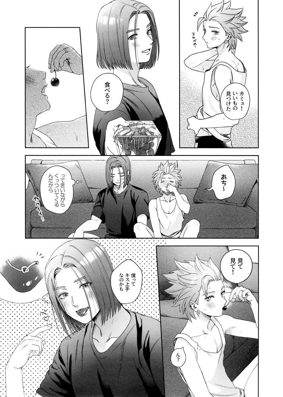 雨と汗【ドラゴンクエスト11/主カミュ】 page 12