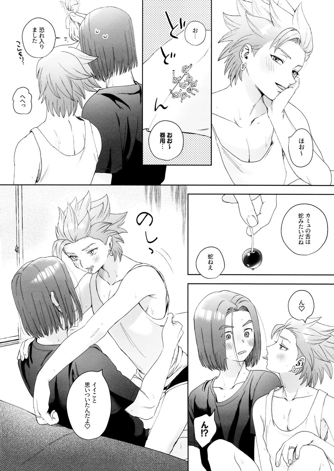 雨と汗【ドラゴンクエスト11/主カミュ】 page 13