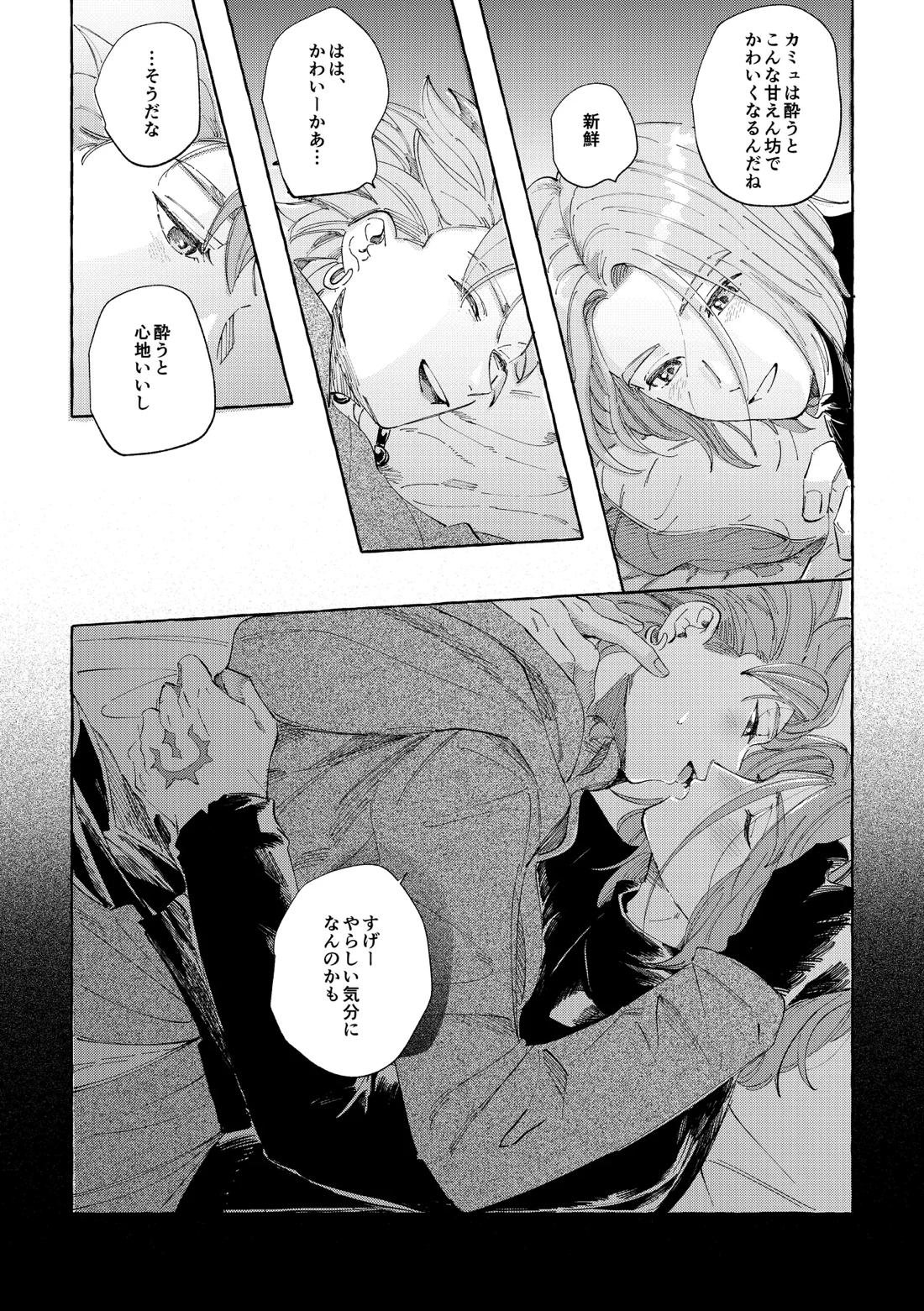 愛のみぞ知る【ドラゴンクエスト11/主カミュ】 page 19