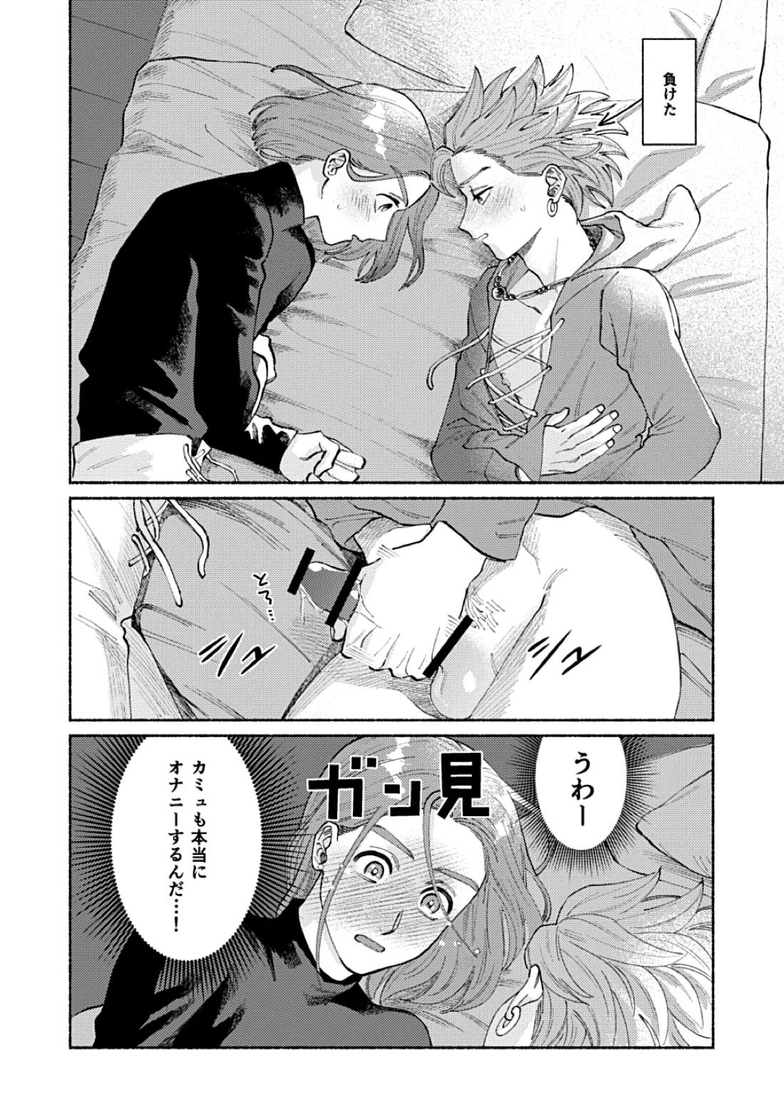 イレブンがカミュの自慰を見たがる話【ドラゴンクエスト11/主カミュ】 page 13