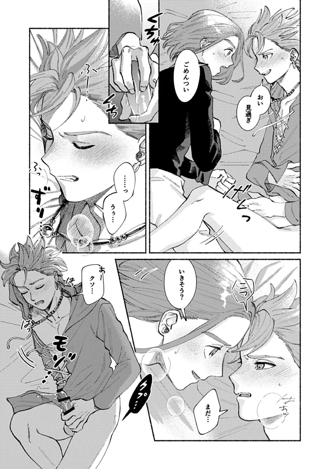 イレブンがカミュの自慰を見たがる話【ドラゴンクエスト11/主カミュ】 page 14