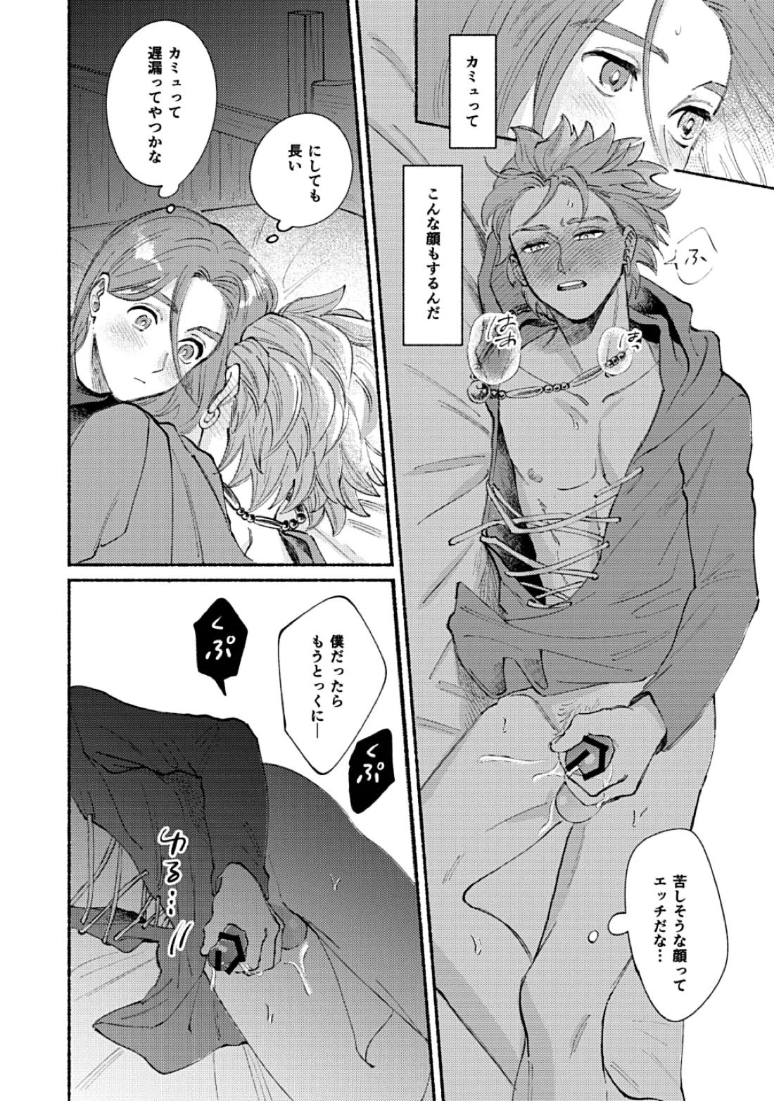 イレブンがカミュの自慰を見たがる話【ドラゴンクエスト11/主カミュ】 page 15
