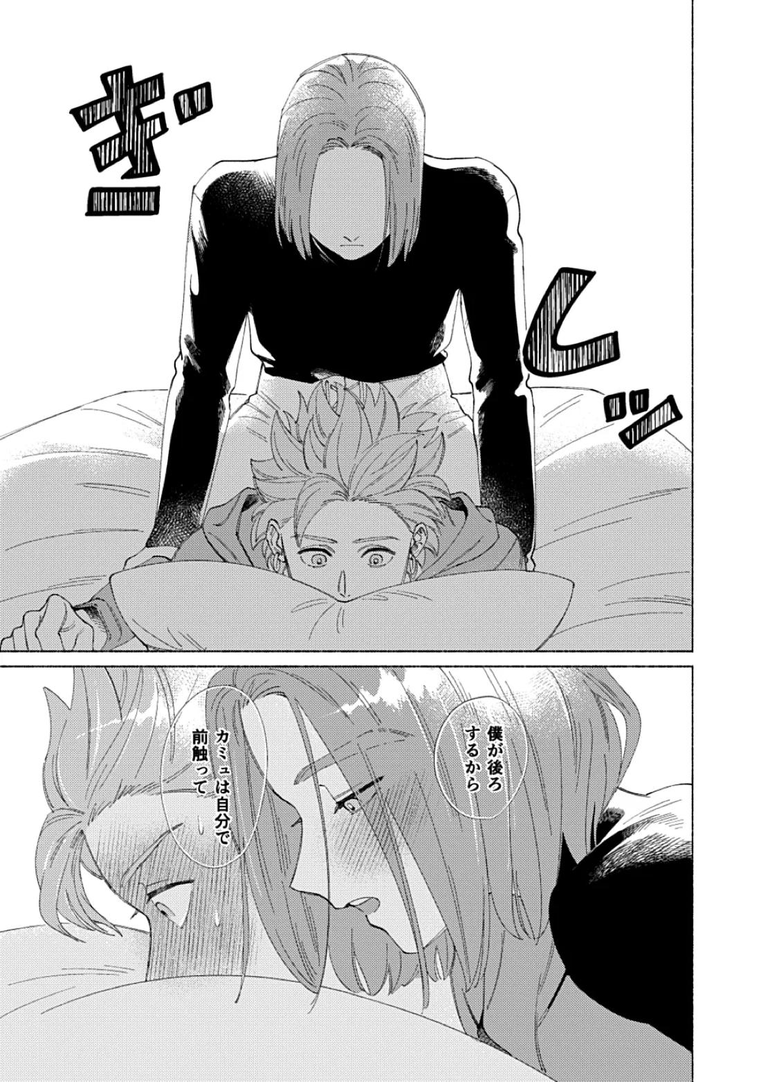 イレブンがカミュの自慰を見たがる話【ドラゴンクエスト11/主カミュ】 page 22