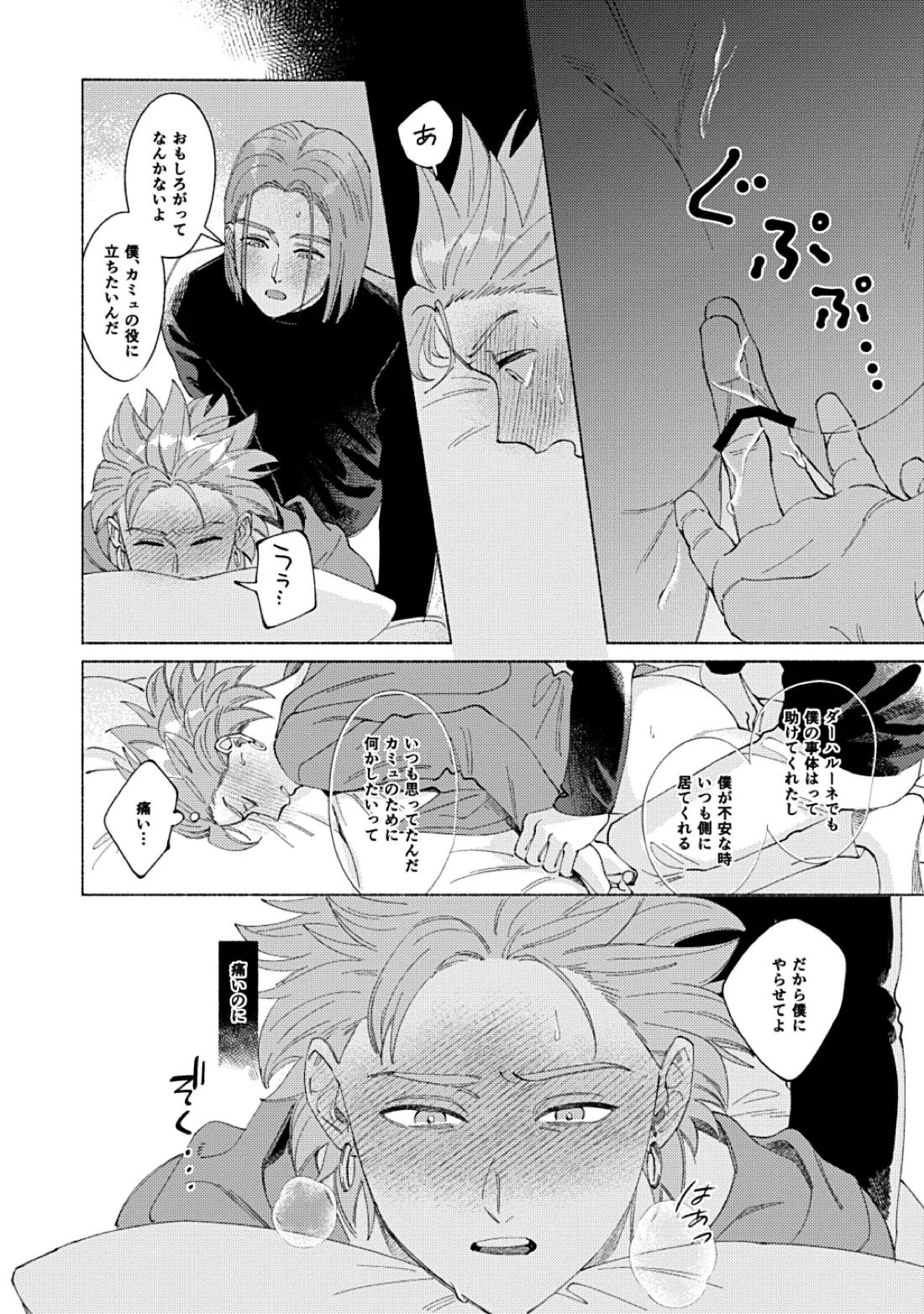 イレブンがカミュの自慰を見たがる話【ドラゴンクエスト11/主カミュ】 page 25