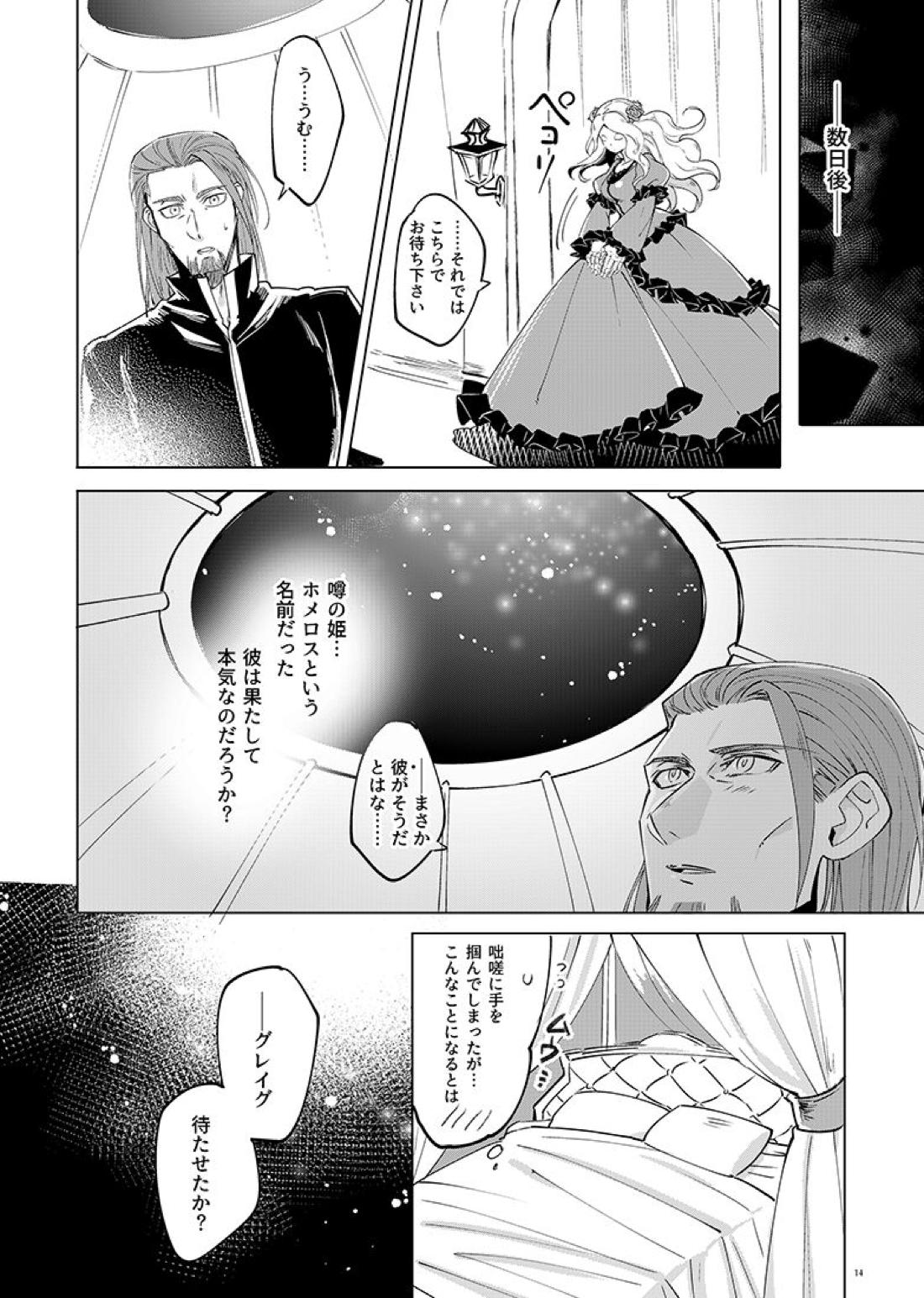 魔物ノ国の姫君【ドラゴンクエスト11/グレホメ】 page 14