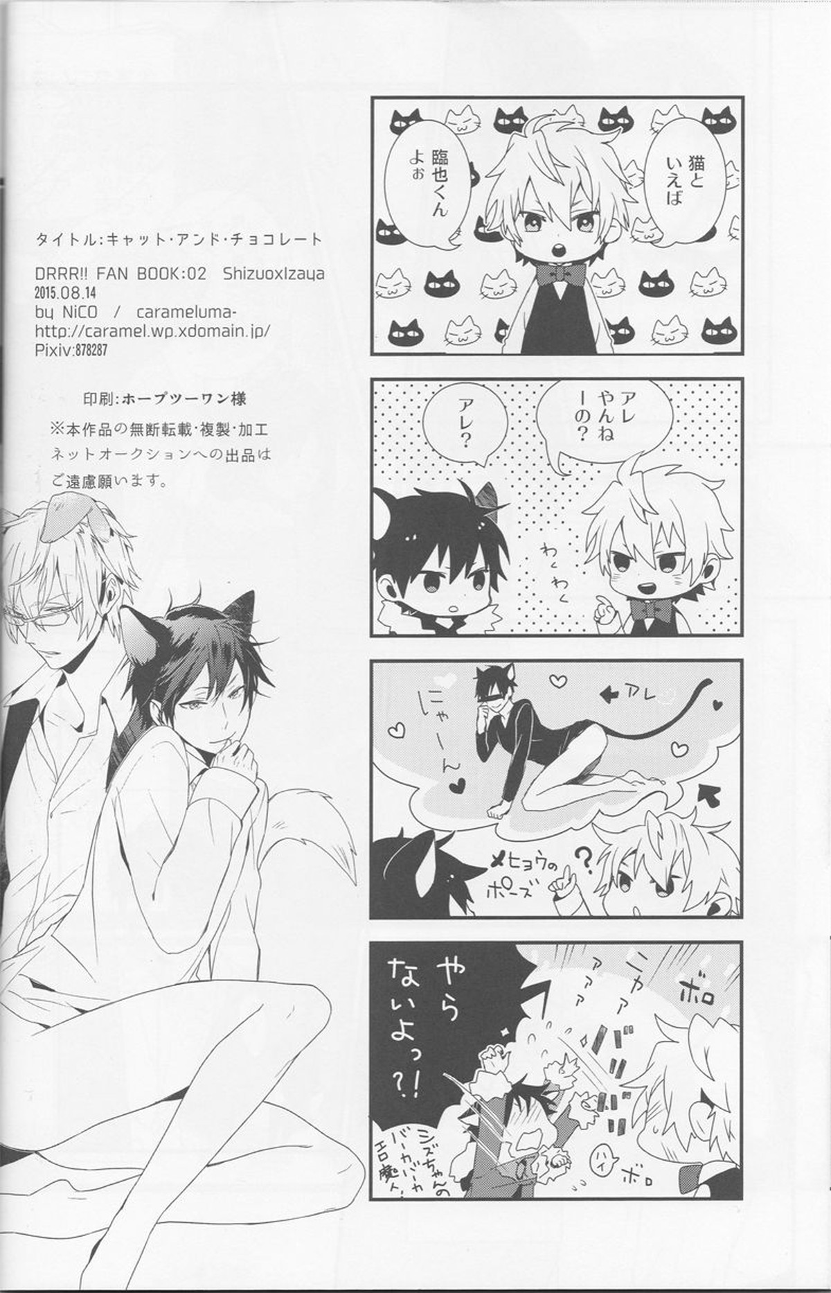 キャット・アンド・チョコレート【デュラララ!!/シズイザ】 page 33
