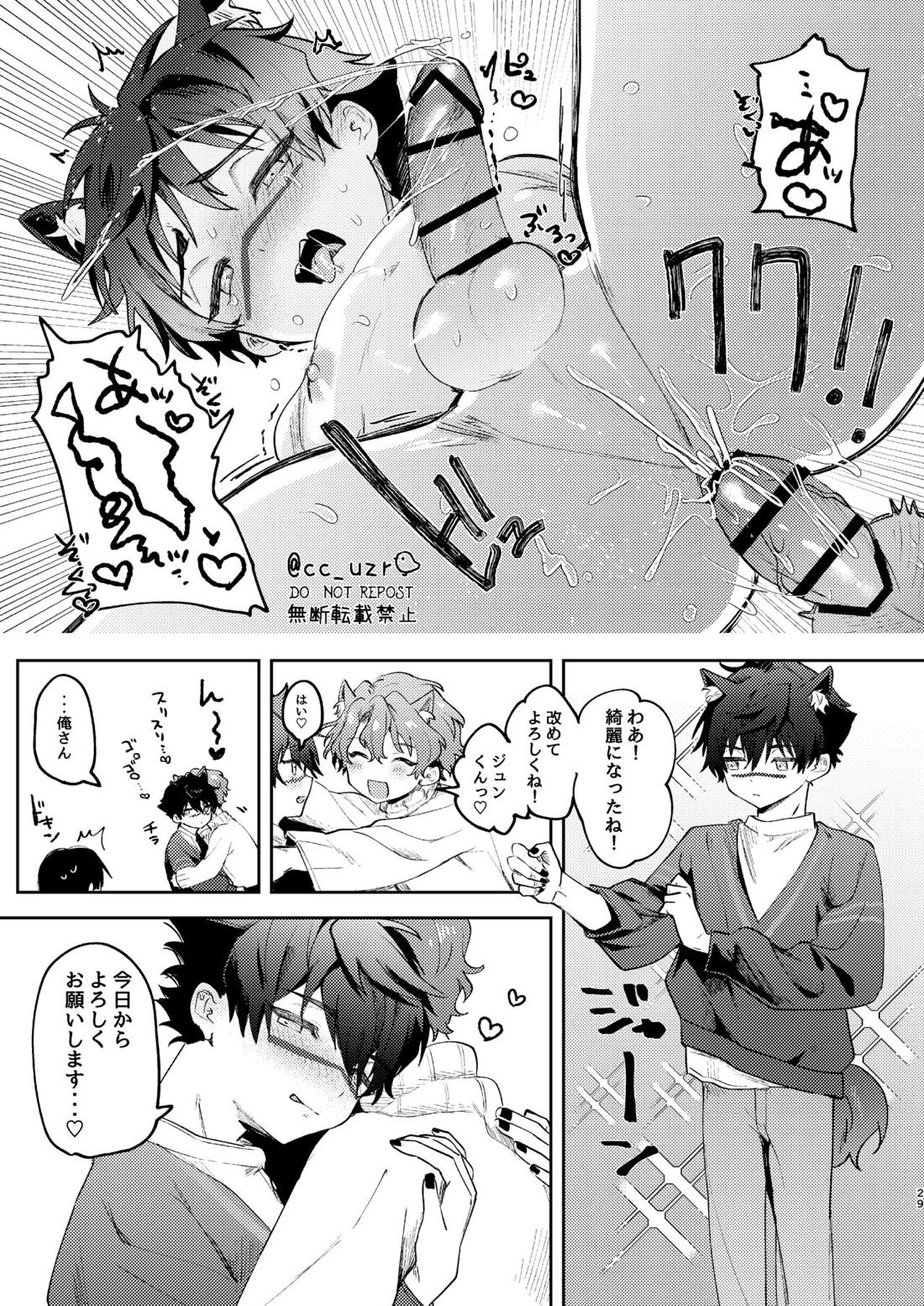 猫飼ってます！【あんさんぶるスターズ!/モブジュン】 page 27