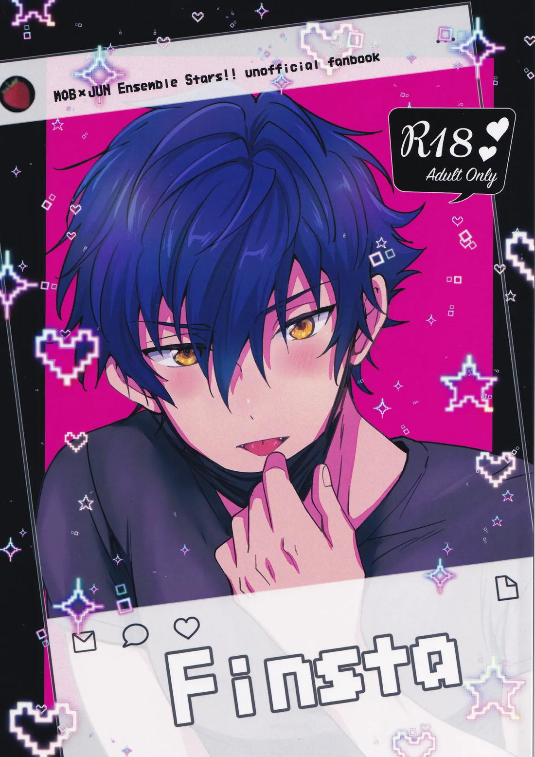 Recommended BL manga "finsta【あんさんぶるスターズ!/モブジュン】" cover image
