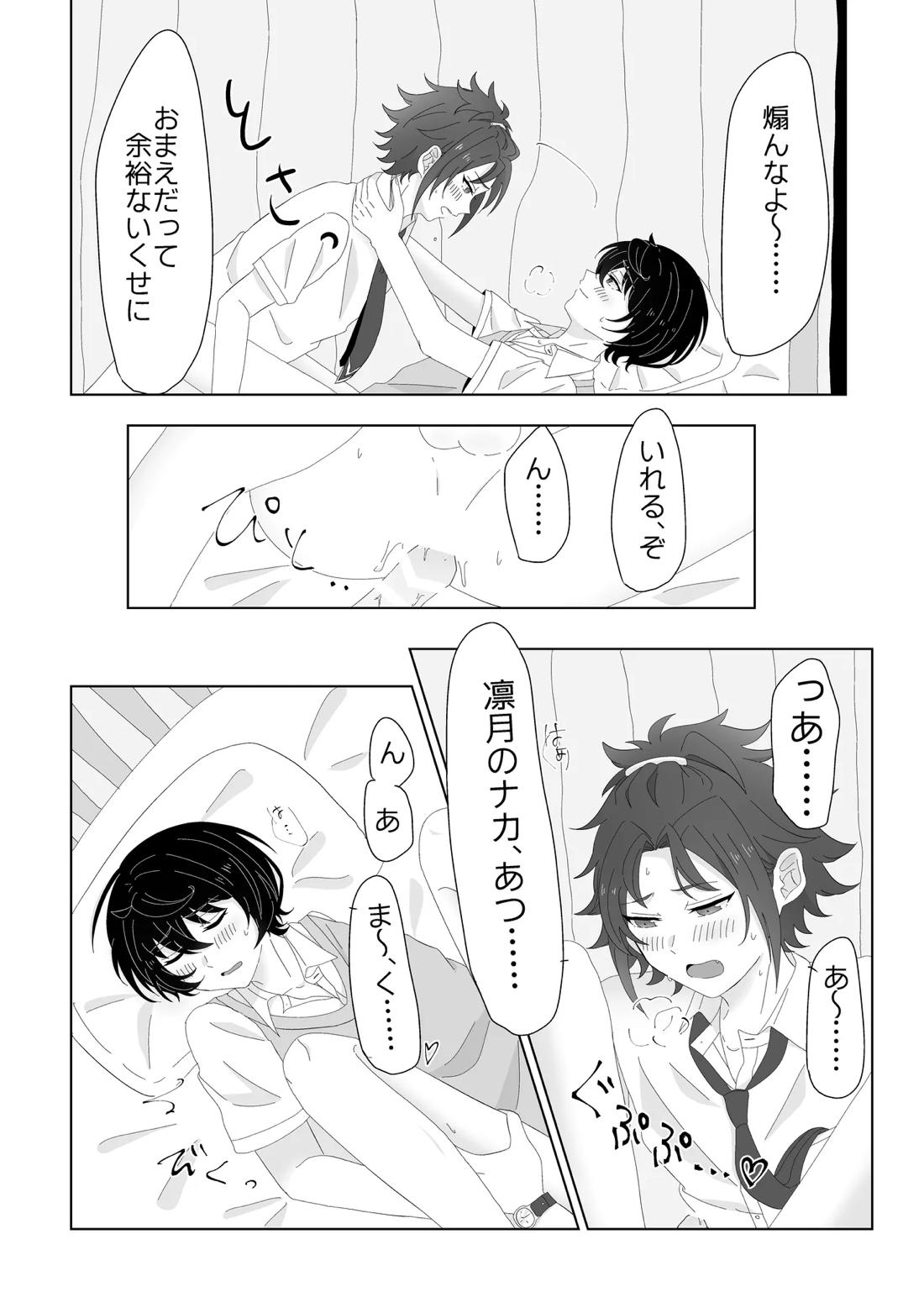 幼なじみと小休憩【あんさんぶるスターズ!/まおりつ】 page 15