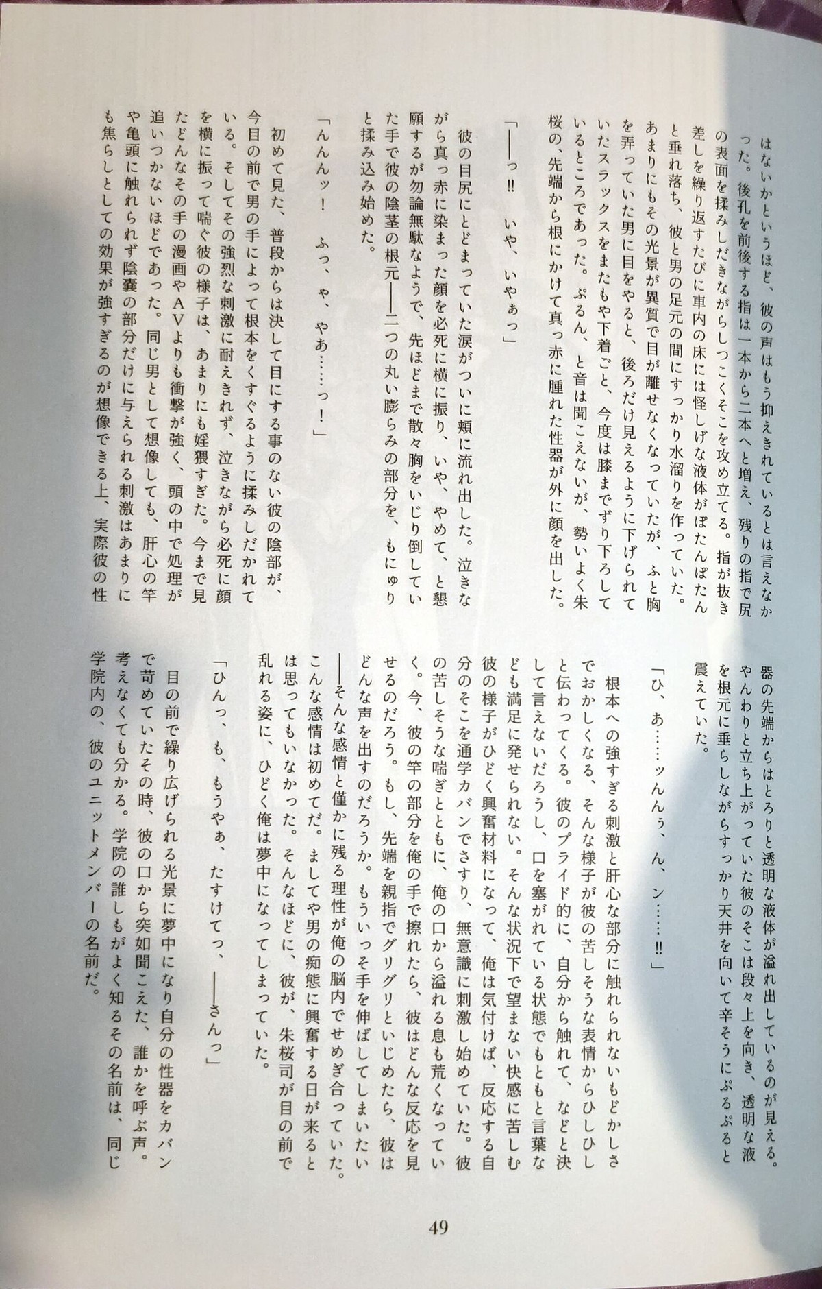 淫濁のマリアージュ【あんさんぶるスターズ!/モブ朱】 page 48