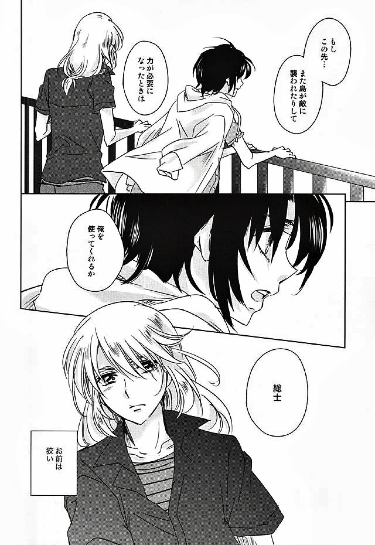 空色ボーダーライン【蒼穹のファフナー/総一】 page 15