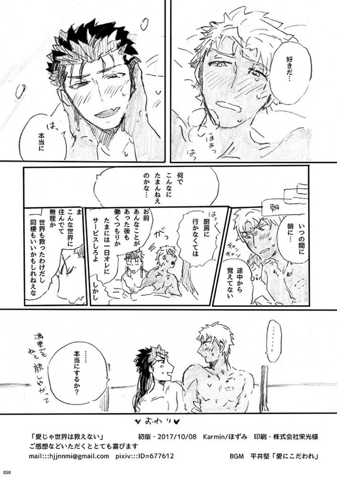 愛じゃ世界は救えない【Fateシリーズ/槍弓】 page 57