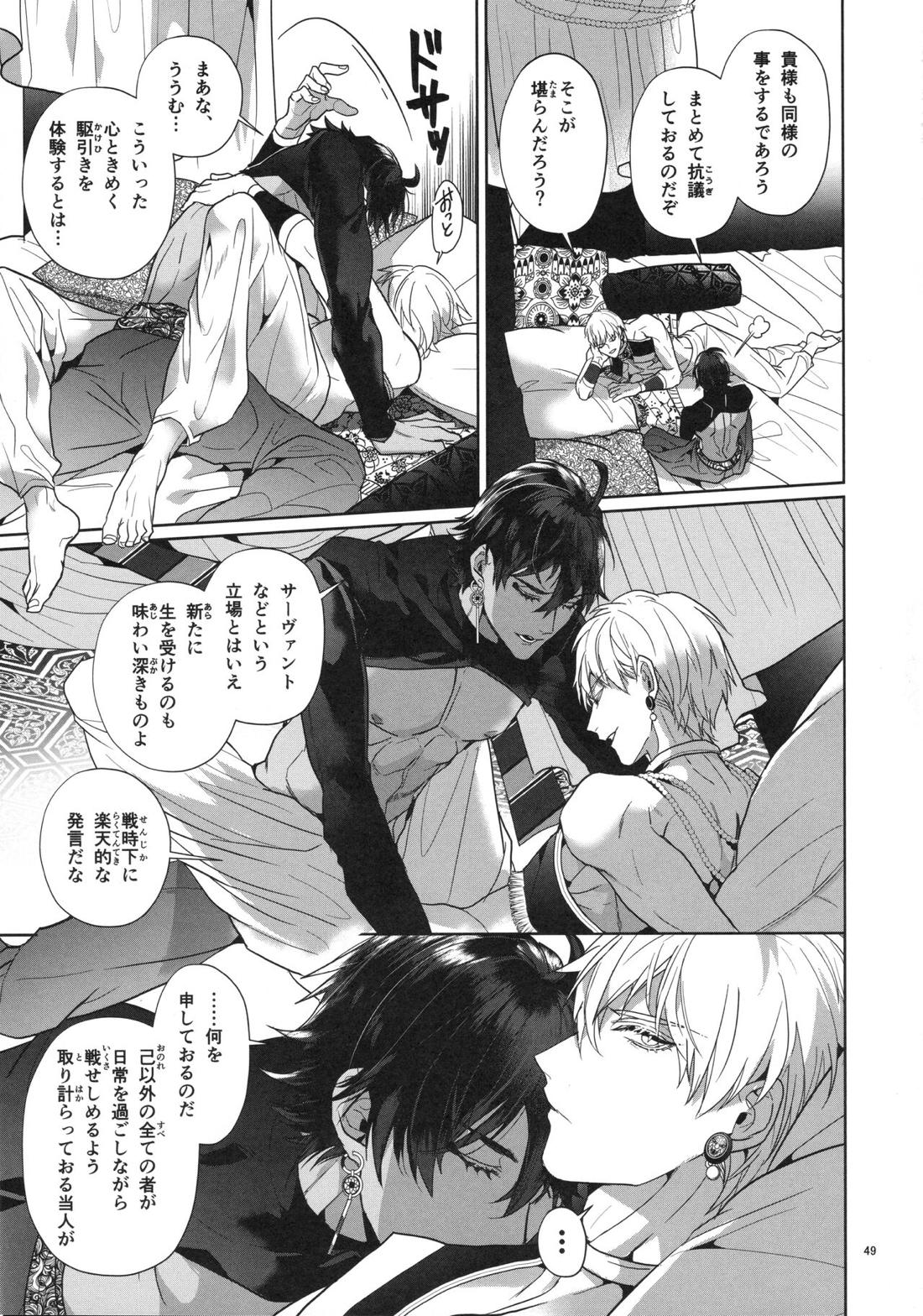 バビロニア紀行 古代の王たち 前編【Fateシリーズ/オジギル(アーチャー)】 page 49