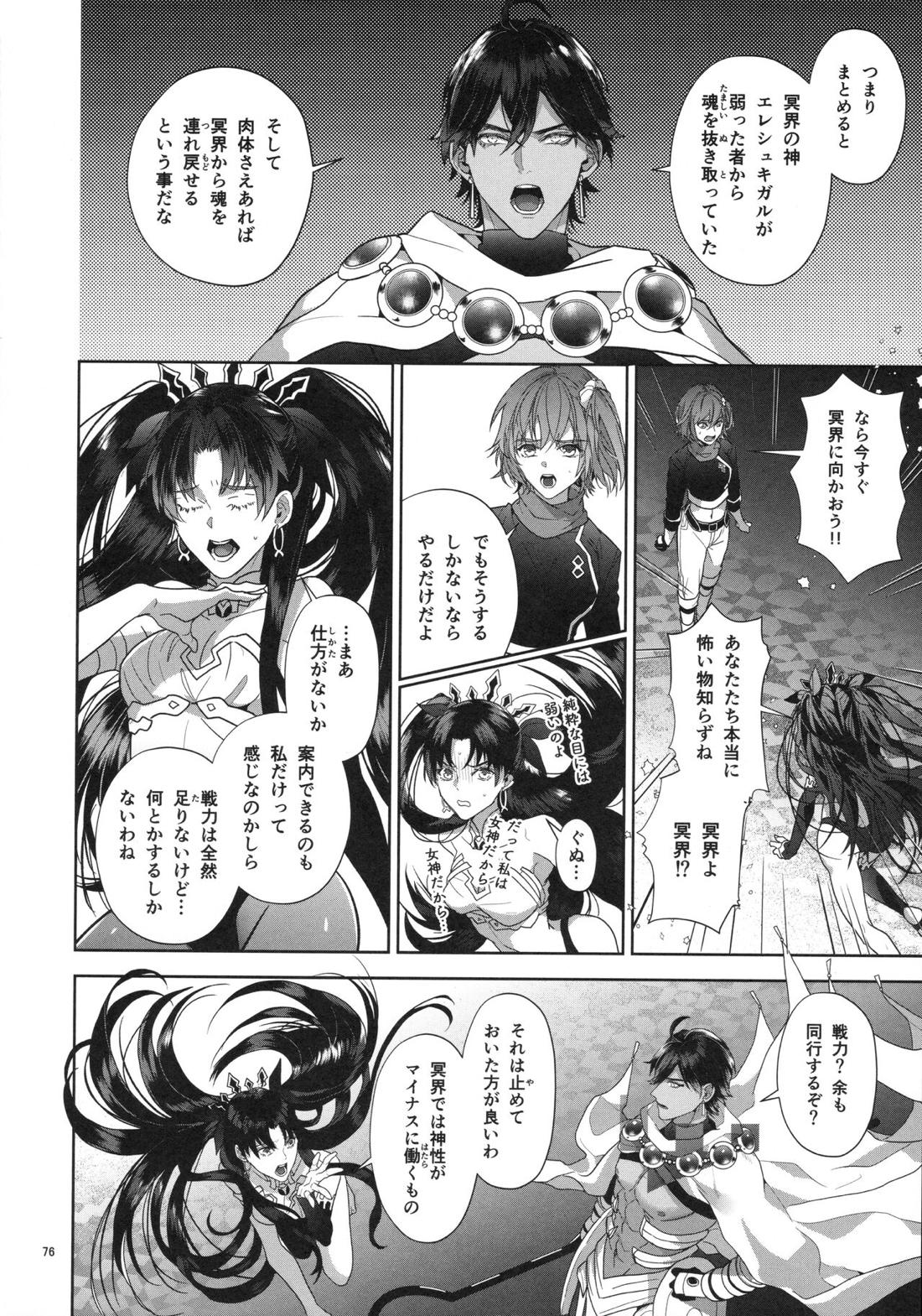 バビロニア紀行 古代の王たち 前編【Fateシリーズ/オジギル(アーチャー)】 page 76