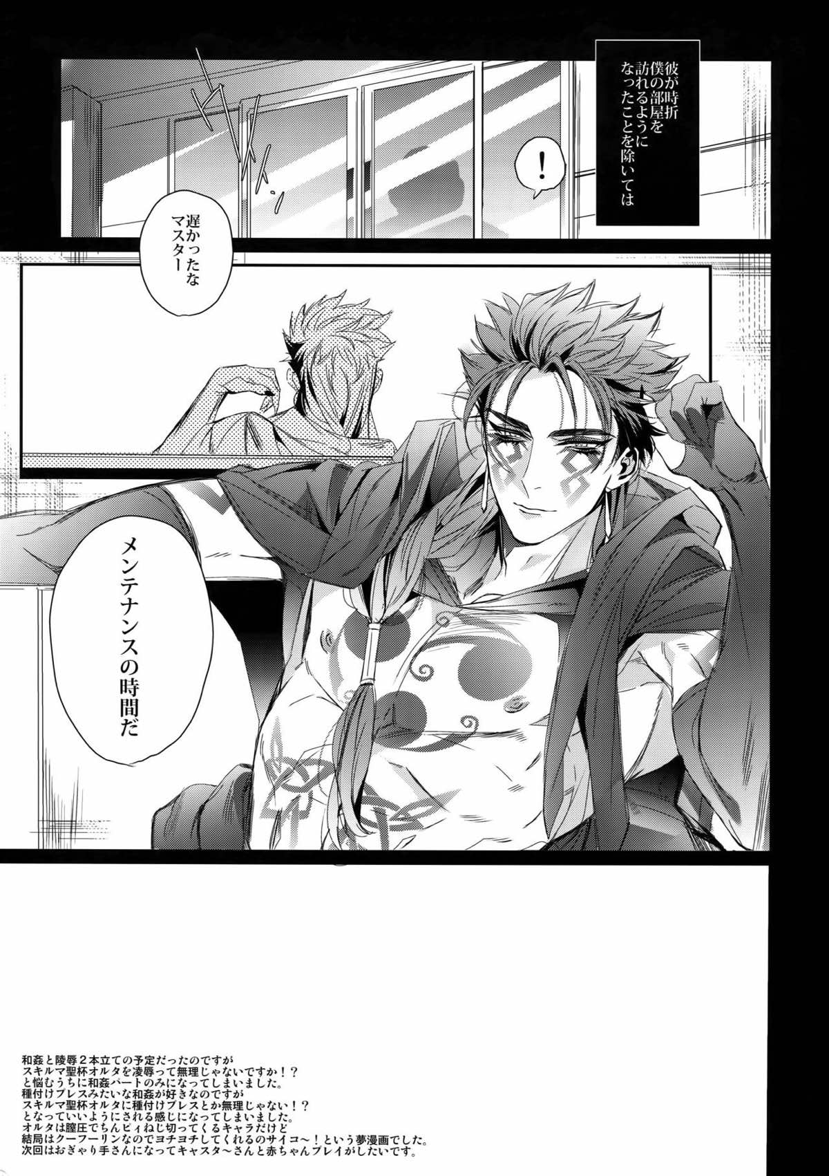 オルタナティヴセックス【Fateシリーズ/モブマスター♂×クー・フーリン・オルタ】 page 24