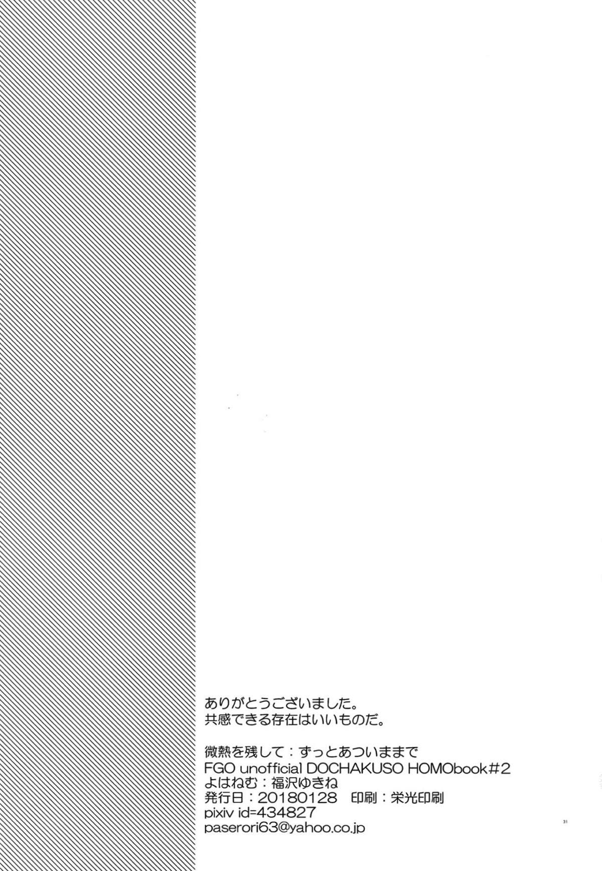 微熱を残して【Fateシリーズ/オジラシュ】 page 32