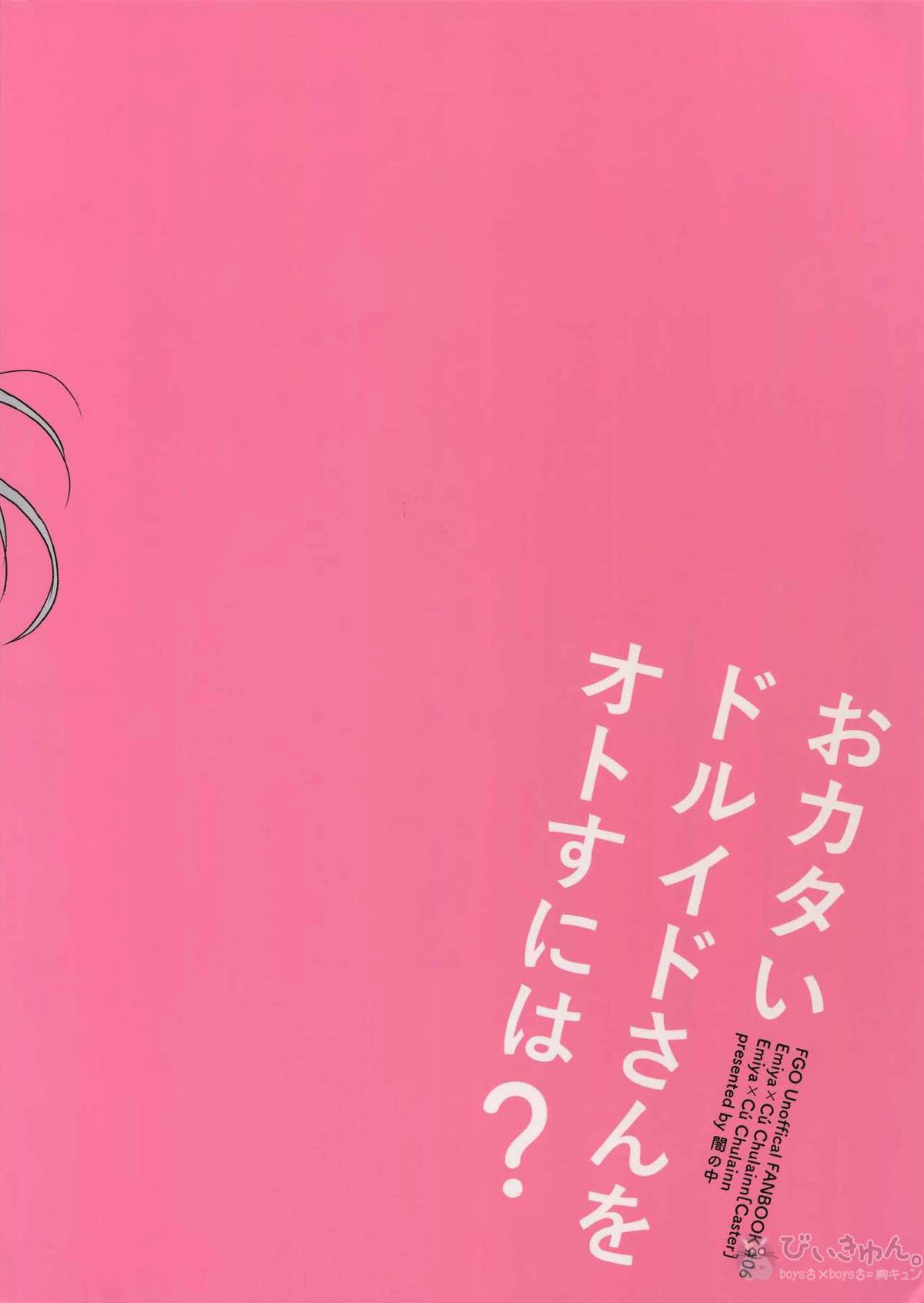 おカタいドルイドさんをオトすには？【Fateシリーズ/弓槍】 page 18