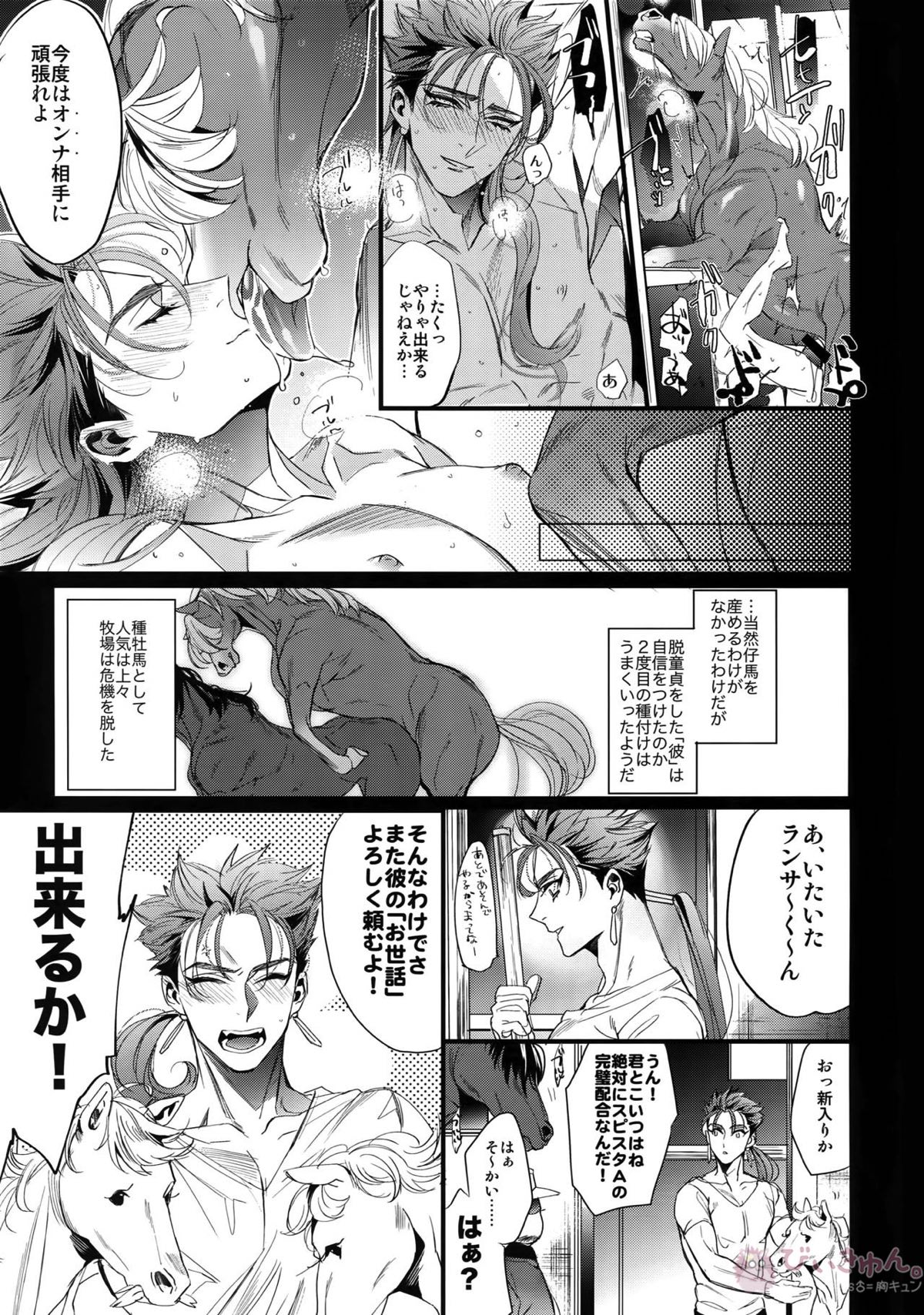 面倒見がいいから絶対に産んでくれる【Fateシリーズ/馬×クー・フーリン(ランサー)】 page 16