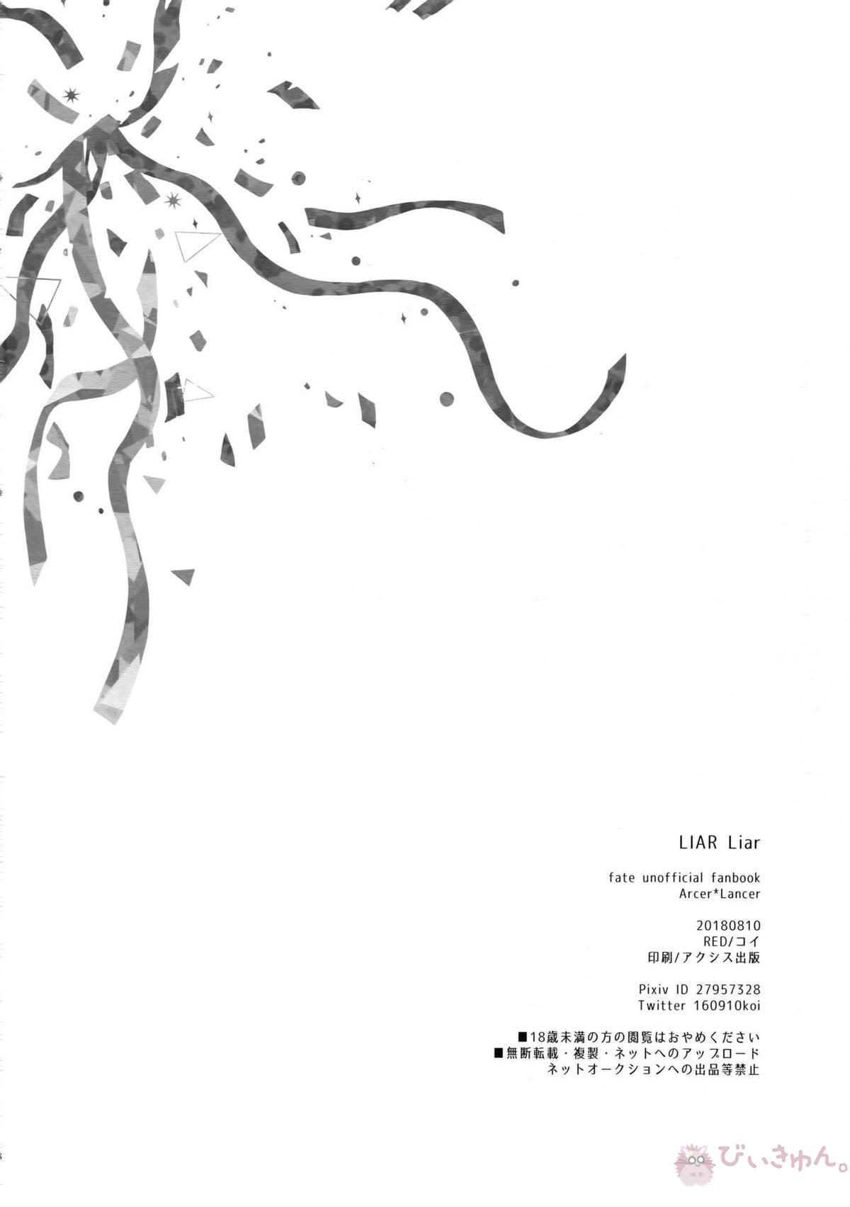 LIAR Liar【Fateシリーズ/弓槍】 page 37