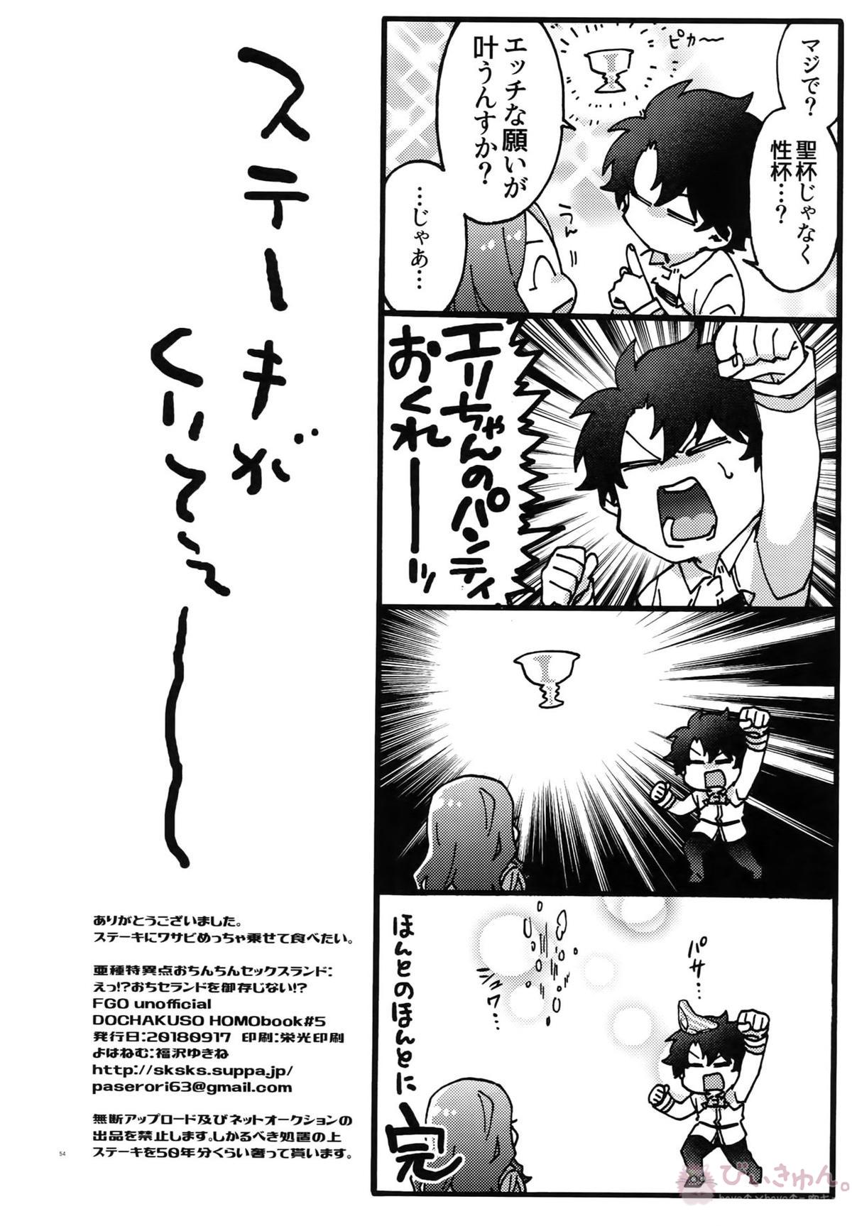 亜種特異点おちんちんセックスランド【Fateシリーズ/オジラシュ】 page 53